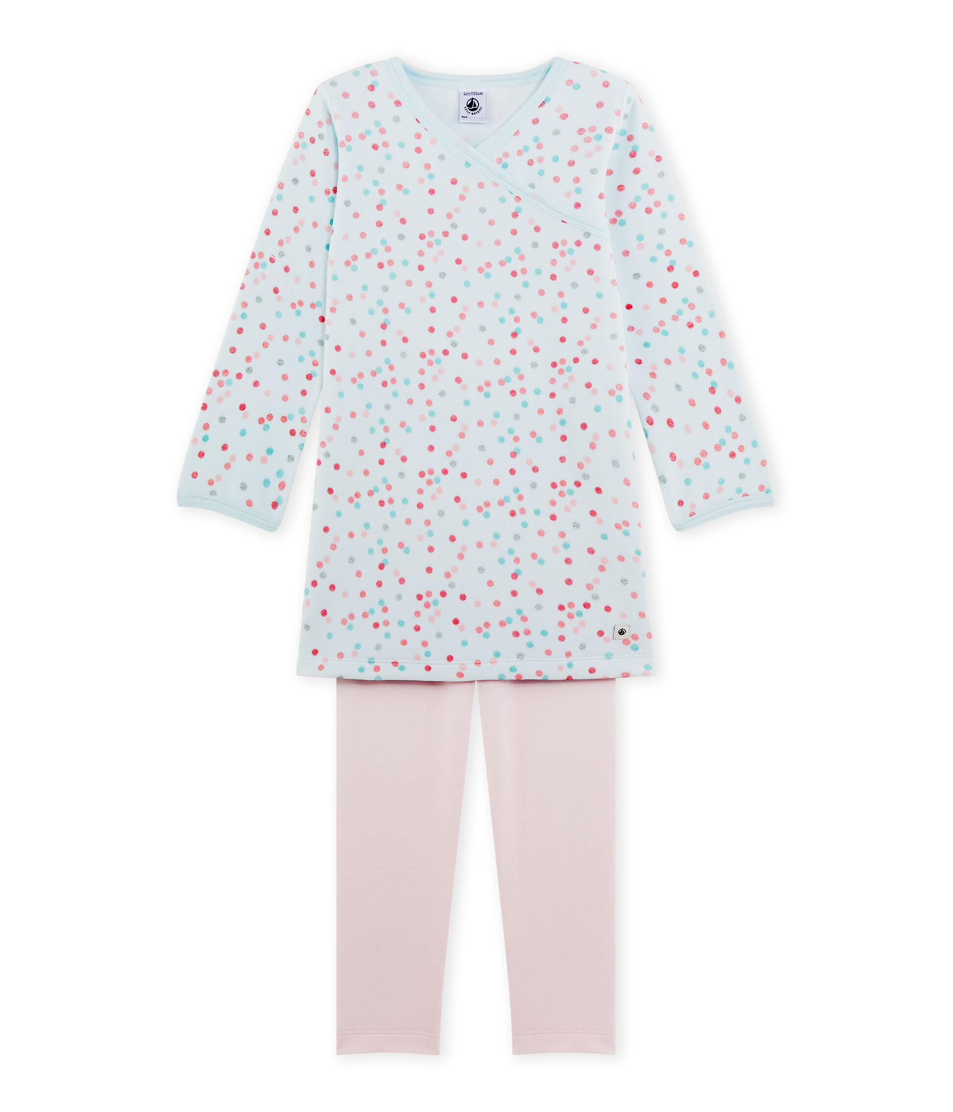 Chemise de nuit fille en bouclette velours 2532642