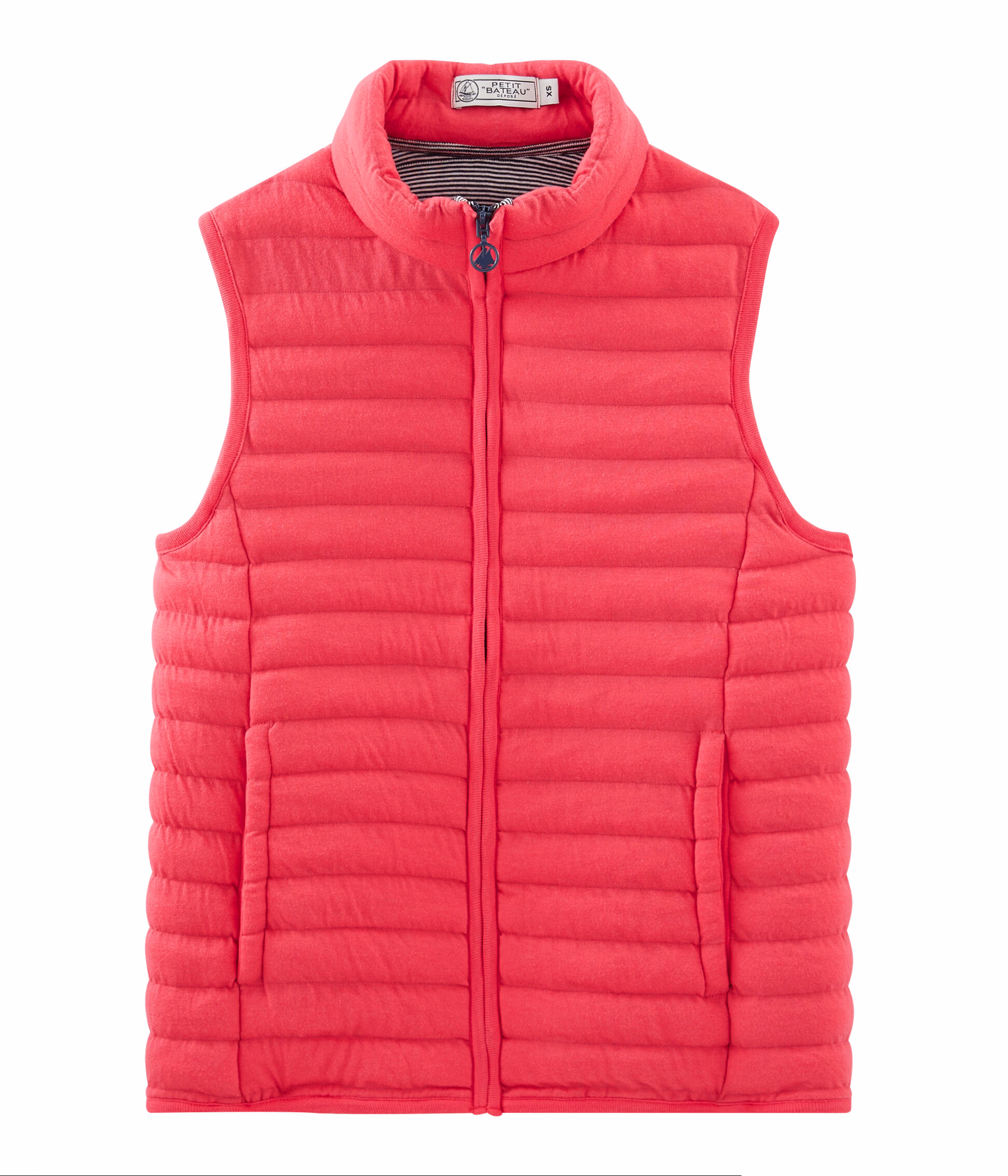 Doudoune rouge 2025 sans manche femme