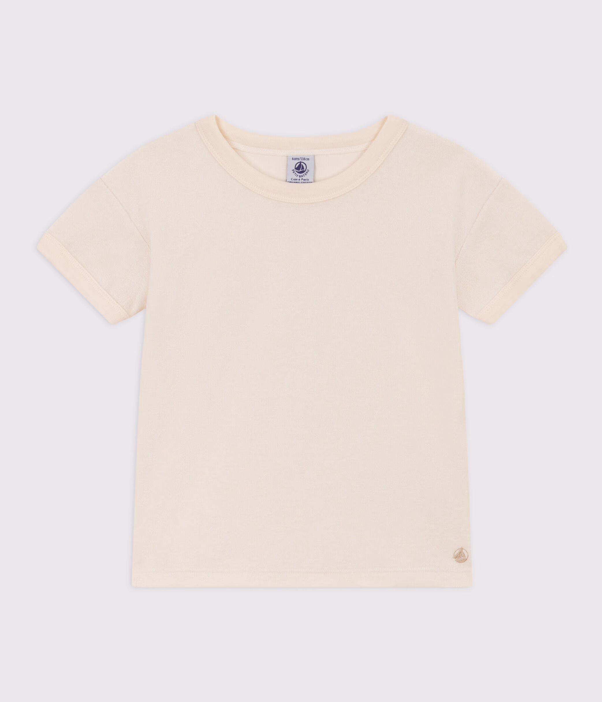 T shirt enfant beige best sale