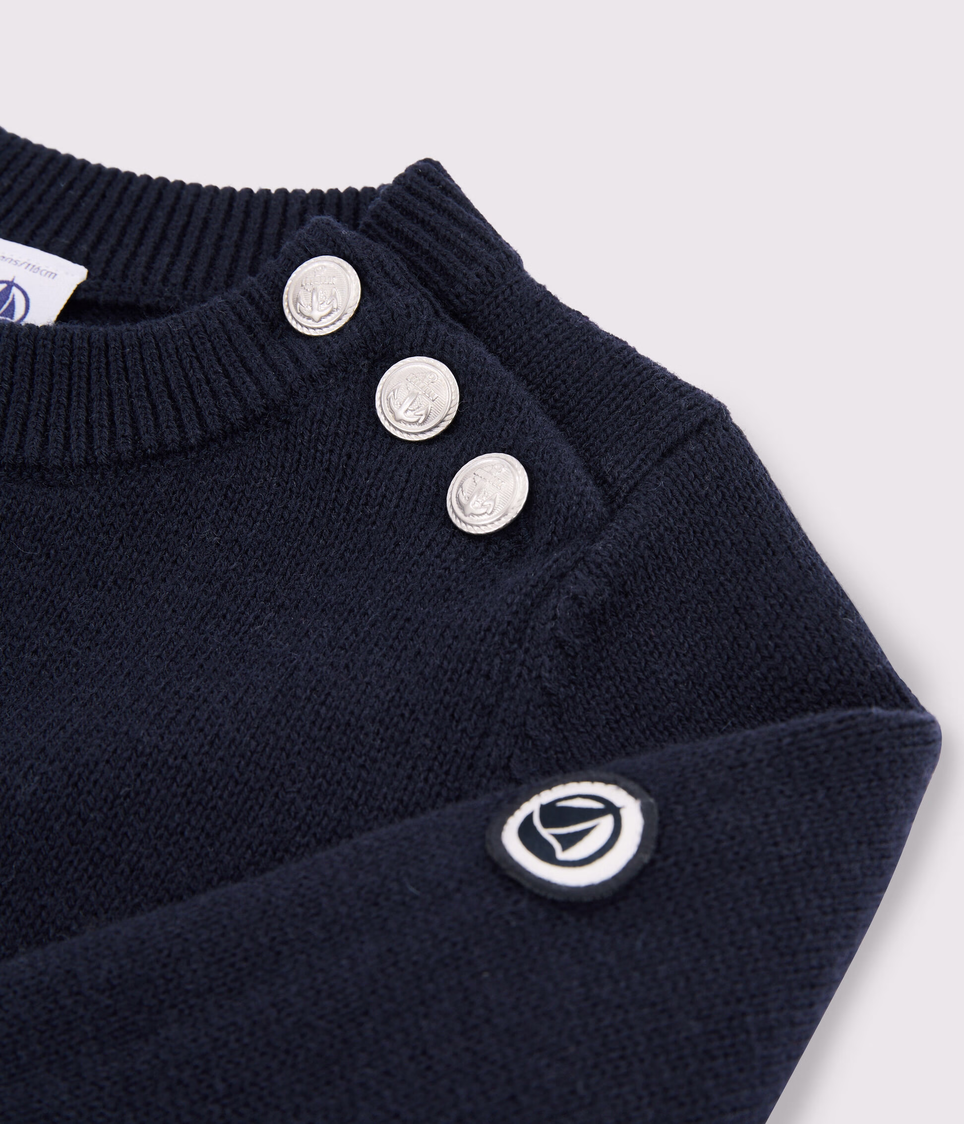 Pull bleu marine outlet enfant