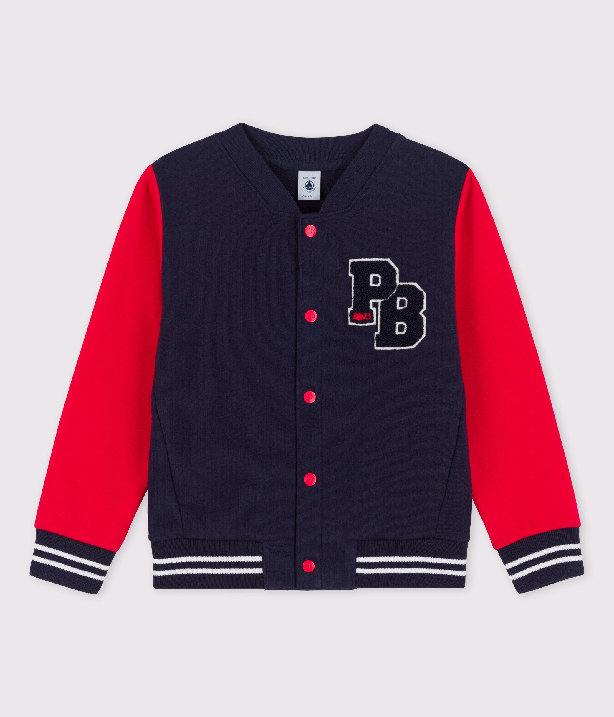 Cardigan teddy en molleton enfant fille garcon PEPS SMOKING Petit Bateau