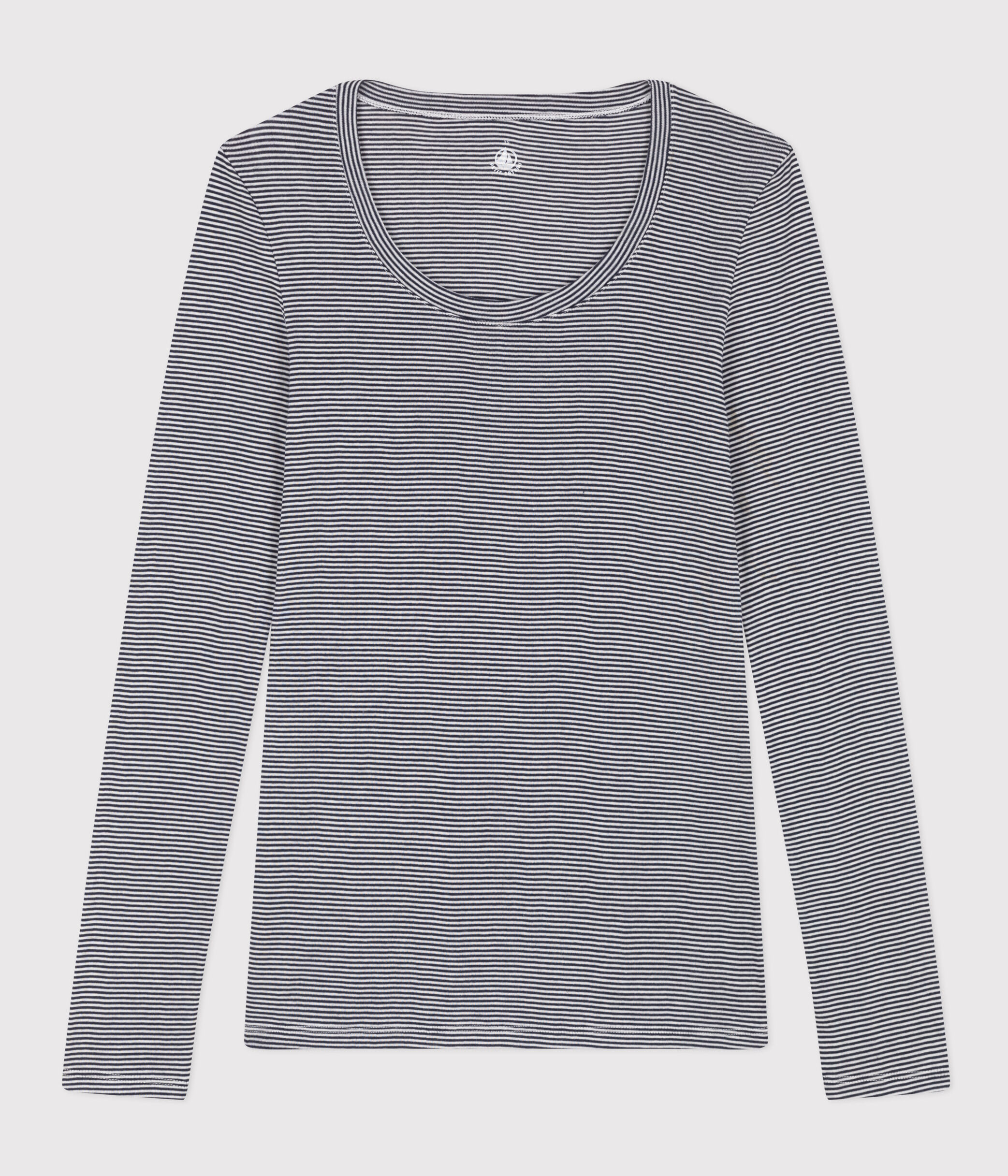 Tee shirt seconde peau en coton l ger ray Femme A09UY01