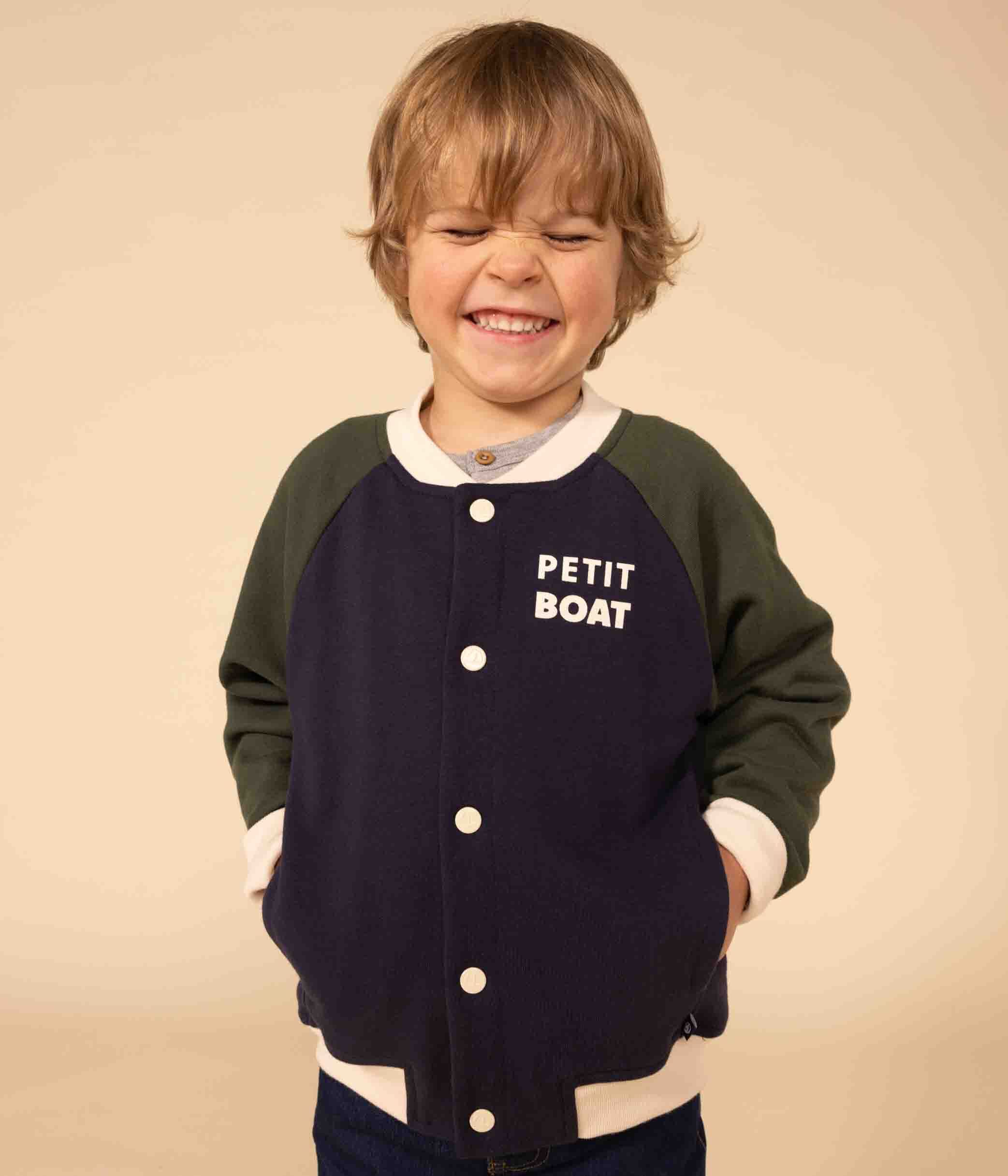 Teddy en molleton enfant garcon SMOKING MULTICO Petit Bateau