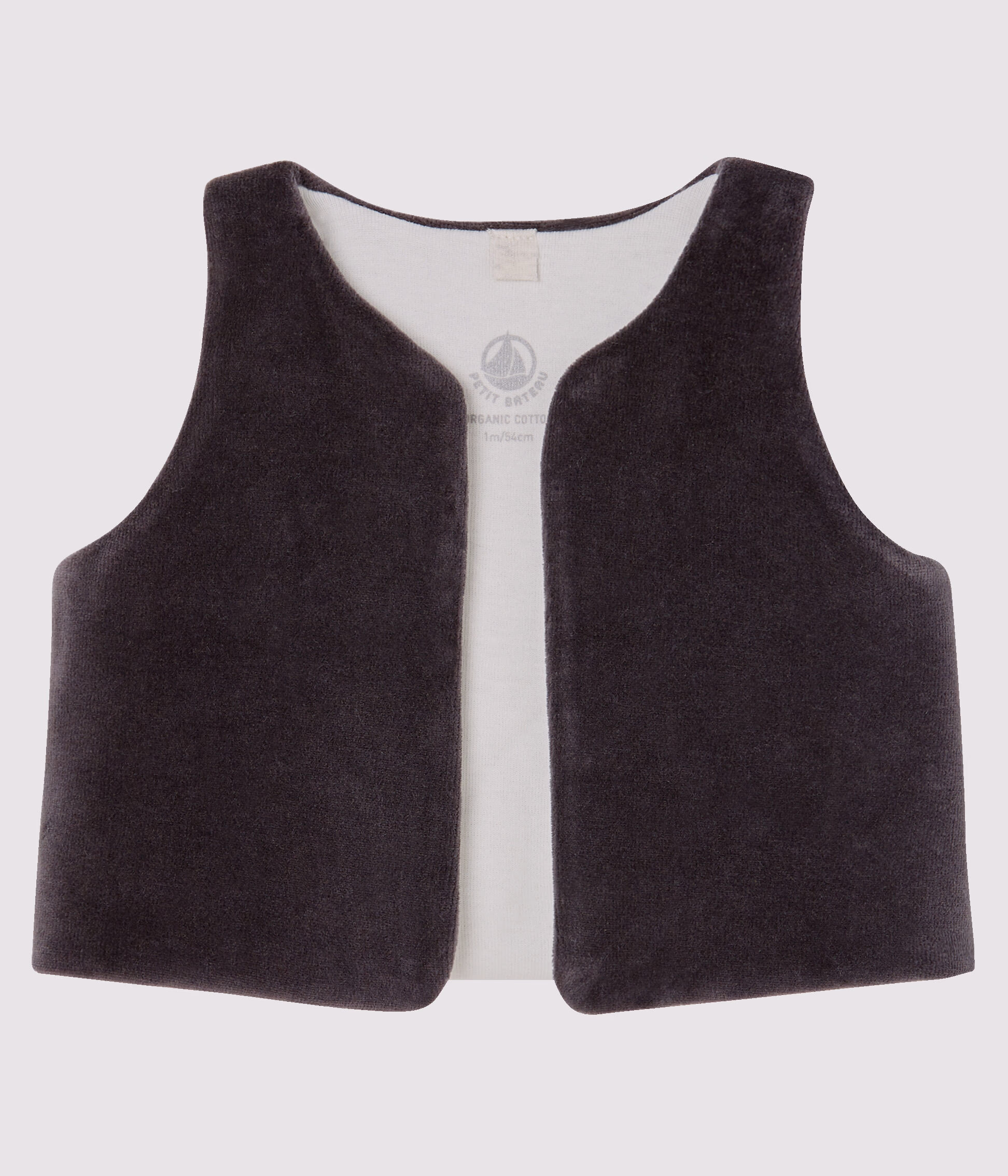 Gilet sans manches b b en velours 5063701000