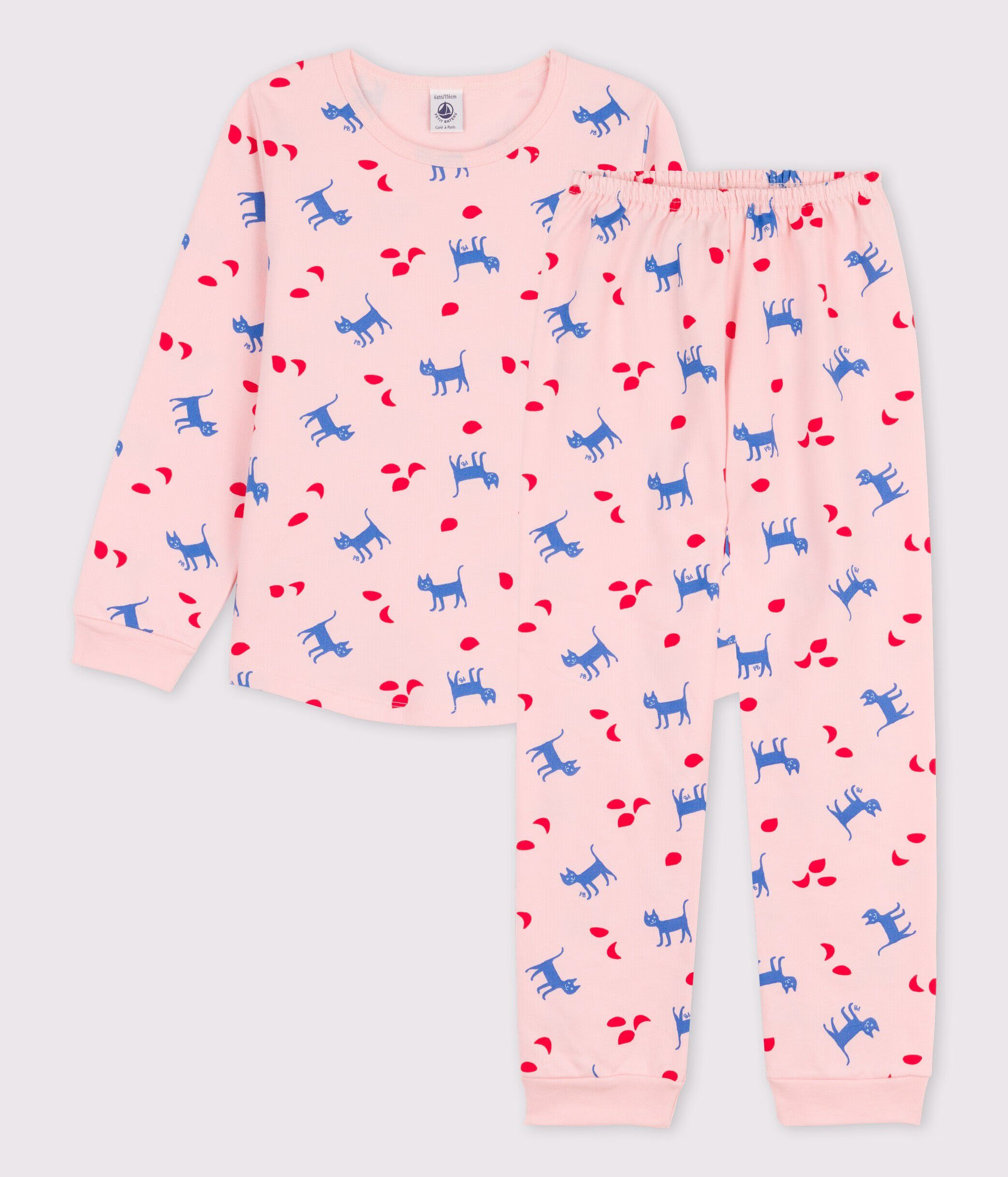 Pyjama store chat fille