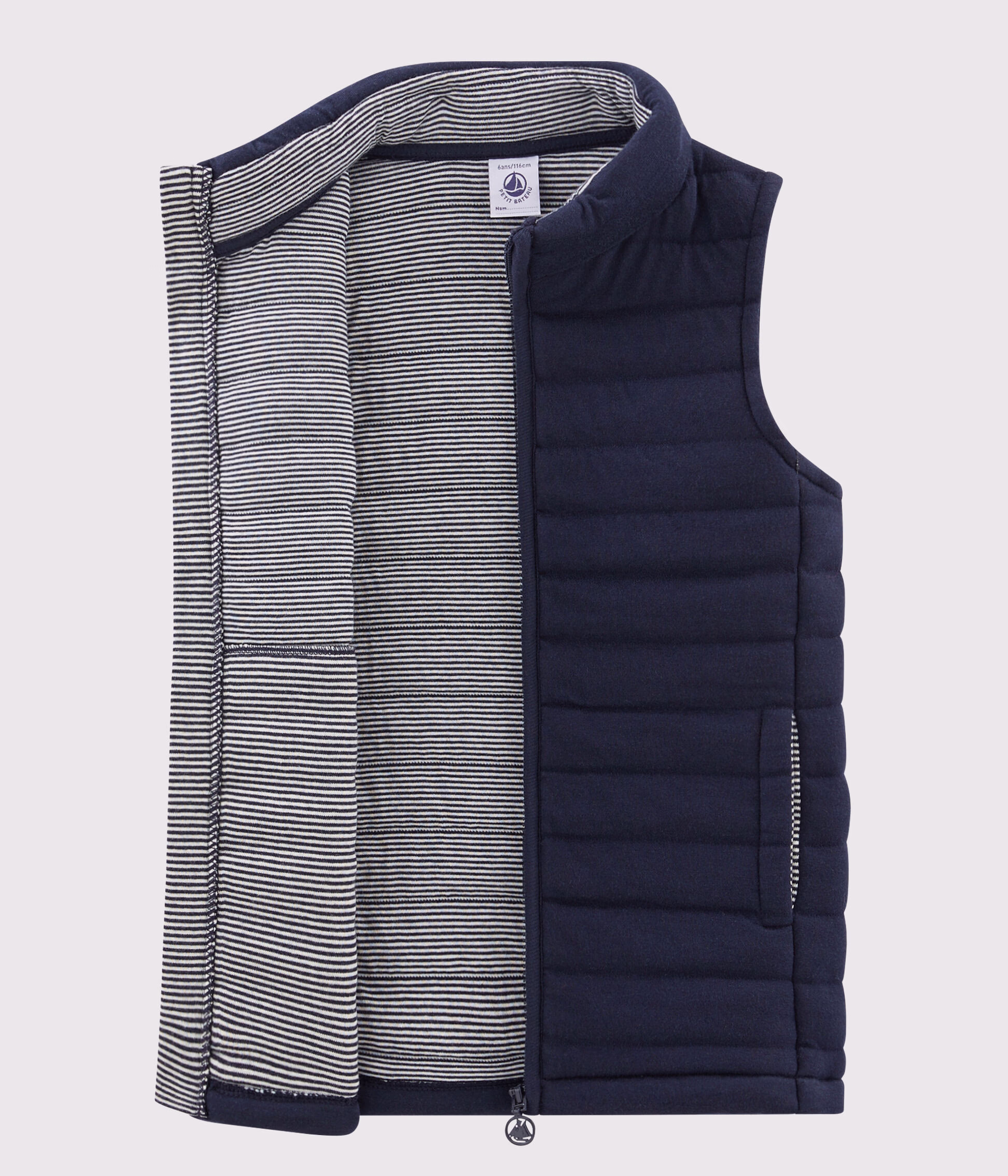 Doudoune sans manche petit bateau clearance