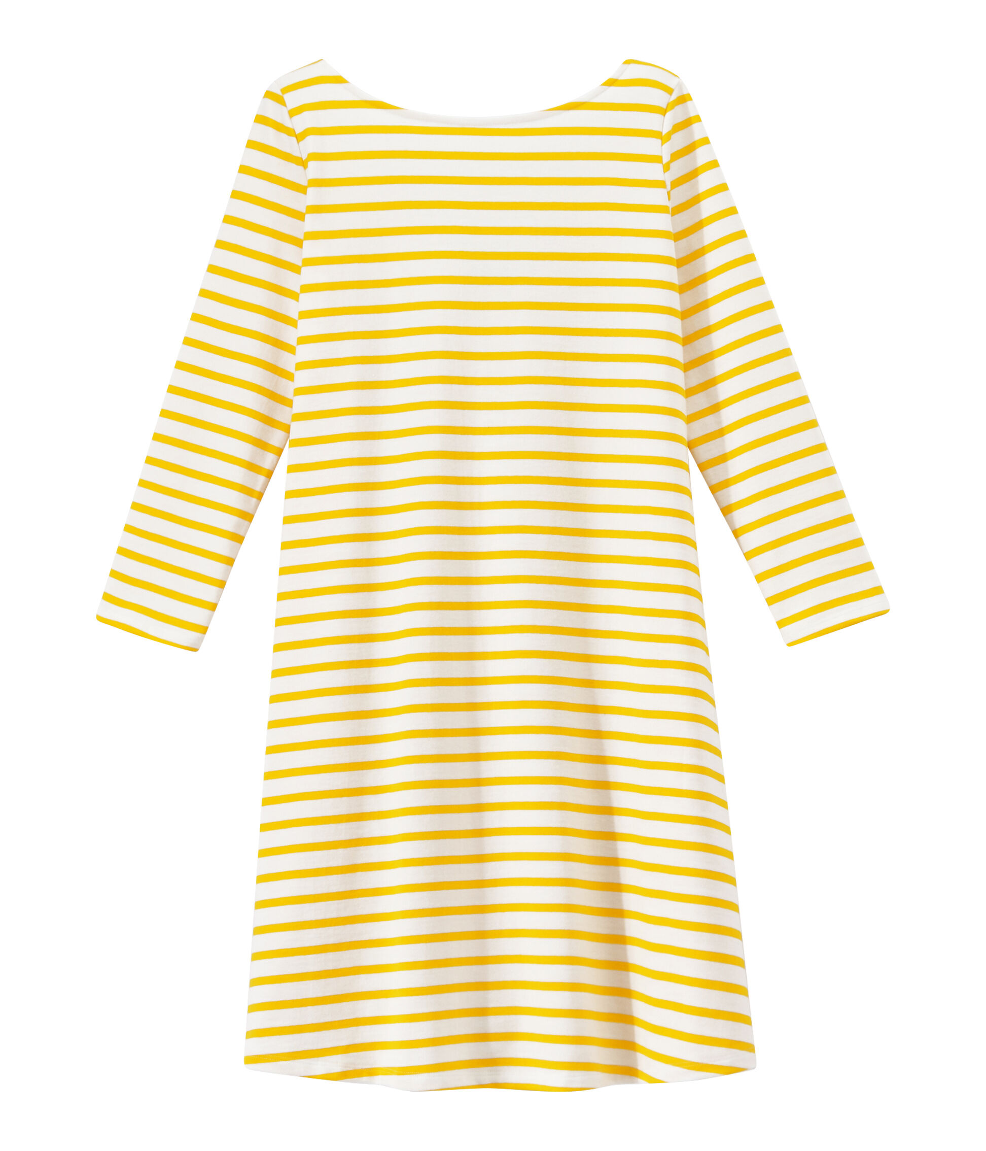 Robe femme manches 3 4 rayures 4321115220