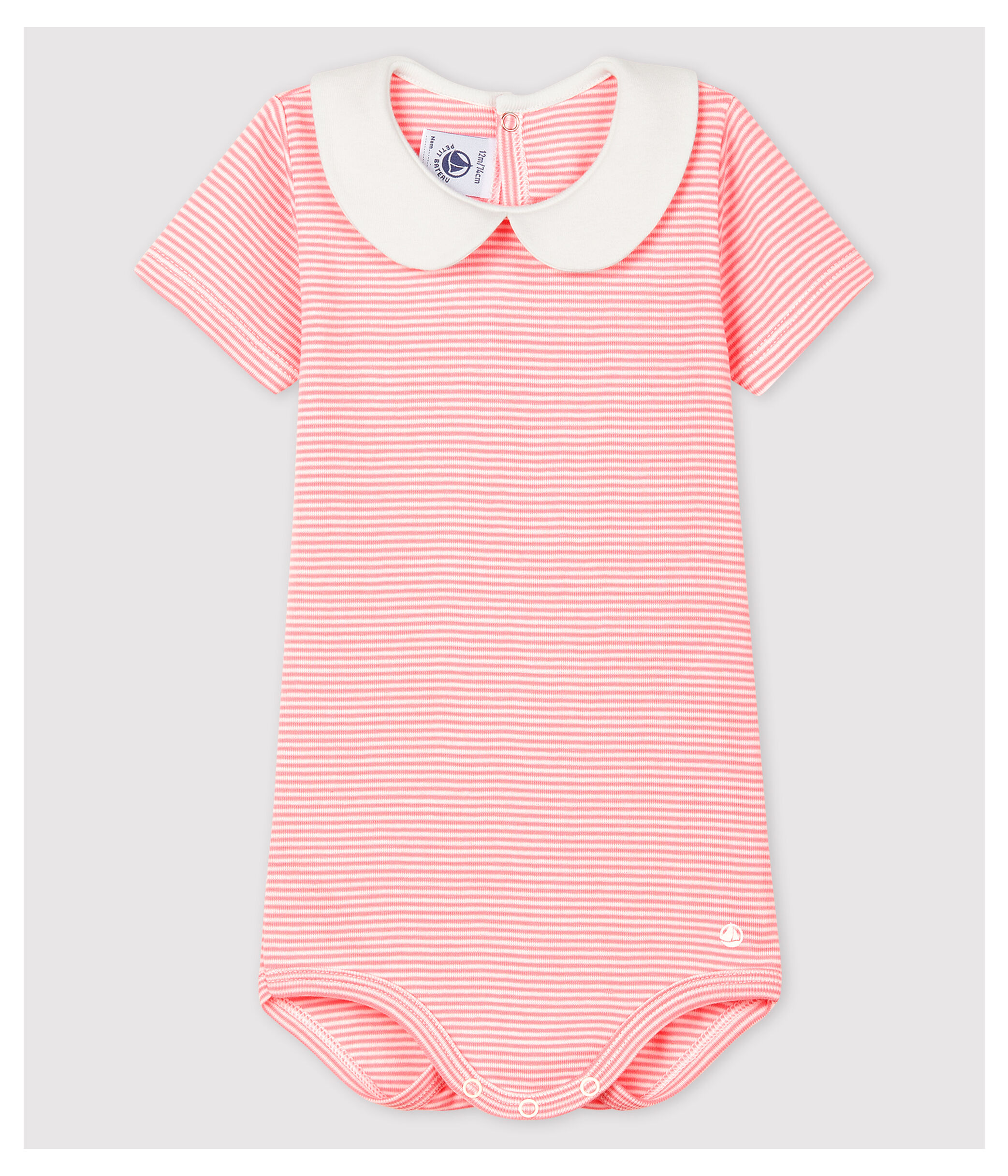 Body col claudine en coton b b fille A00TV02