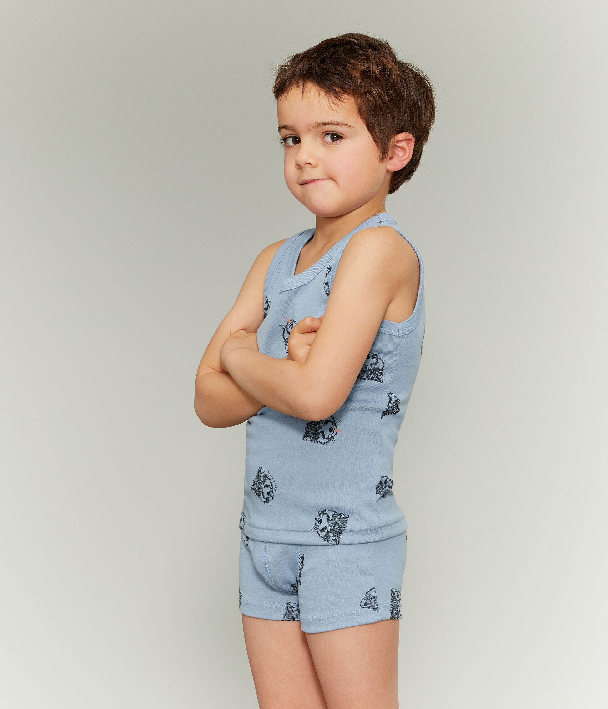 Debardeur garcon petit store bateau