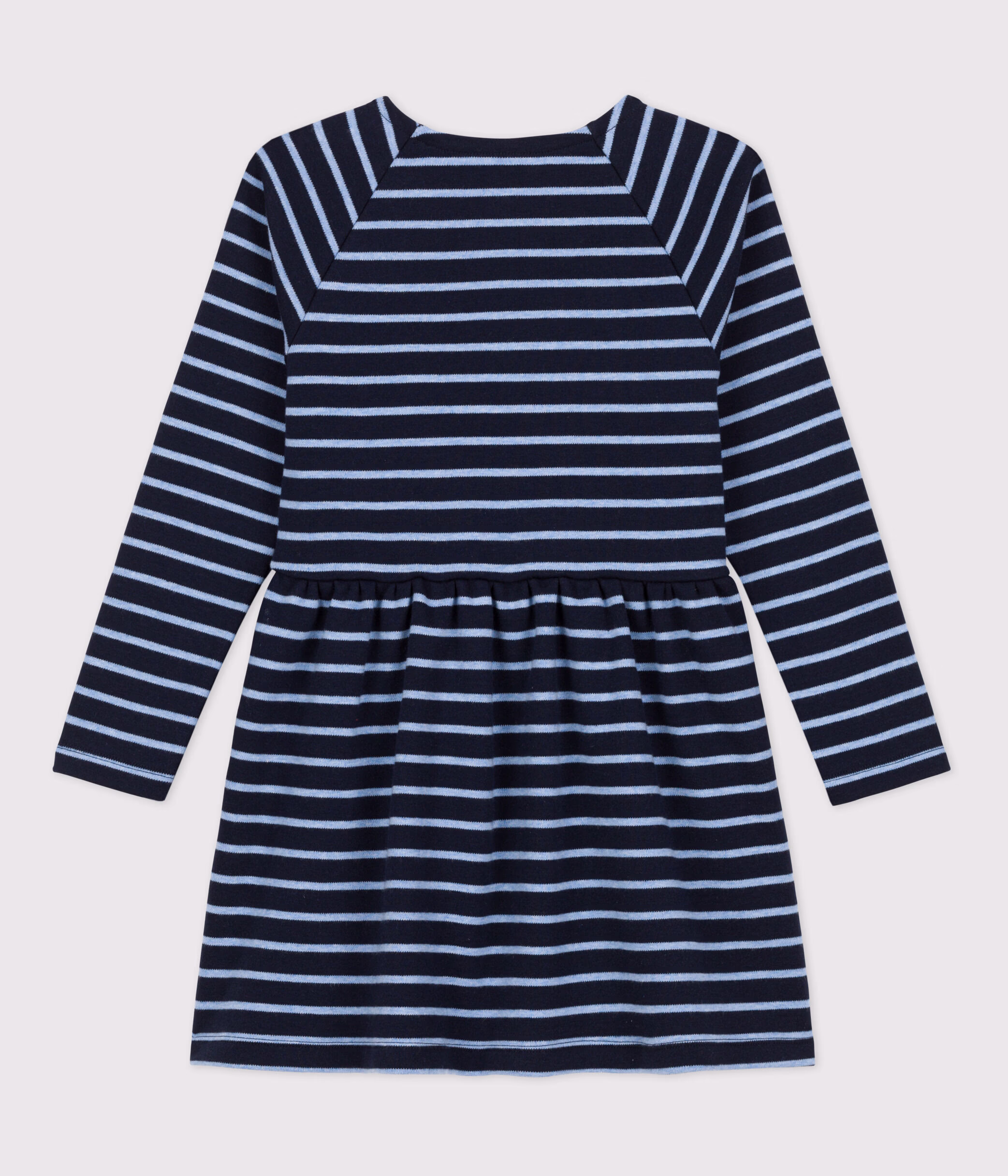 Robe chaude en coton ray e manches longues enfant fille SMOKING