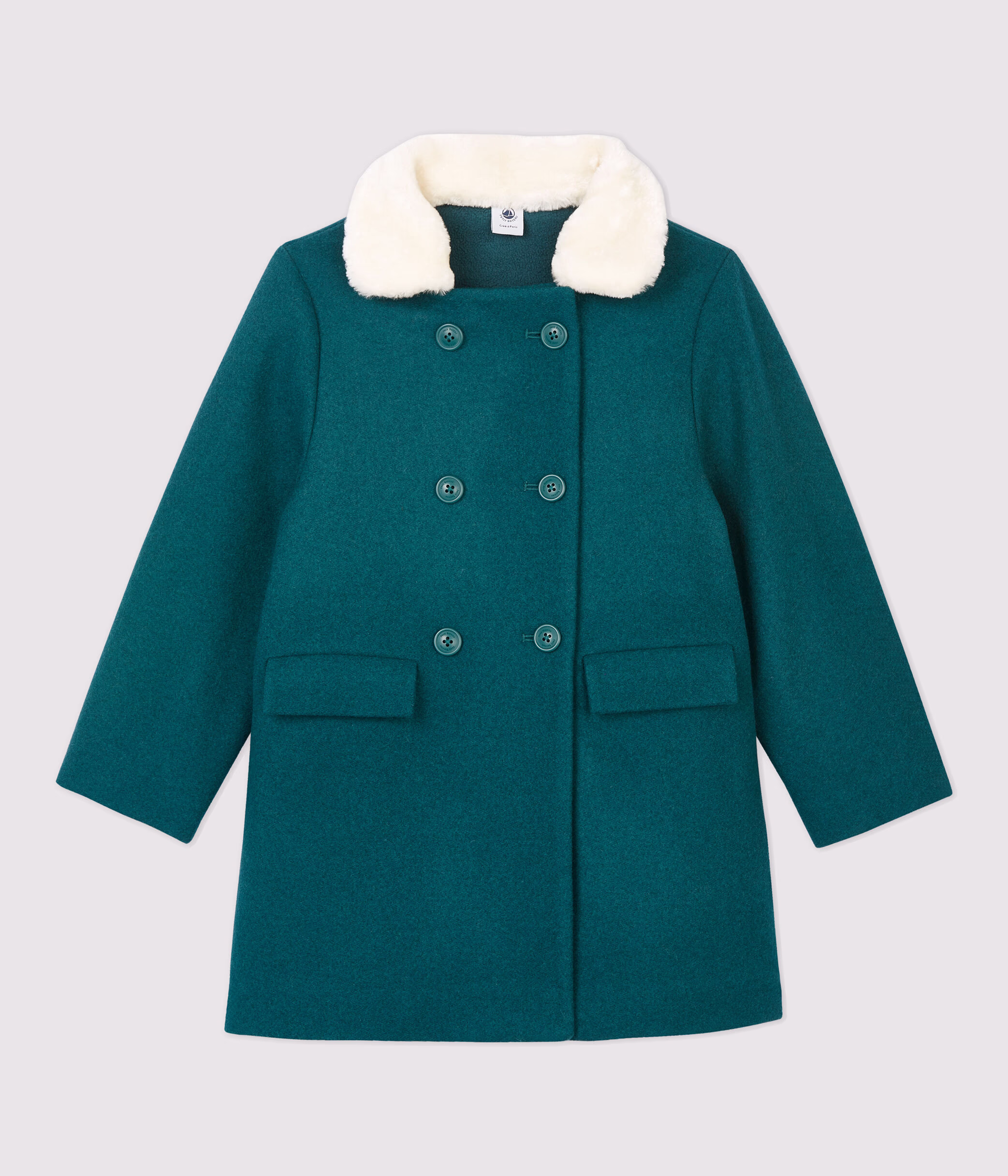 Manteau hot sale enfant laine
