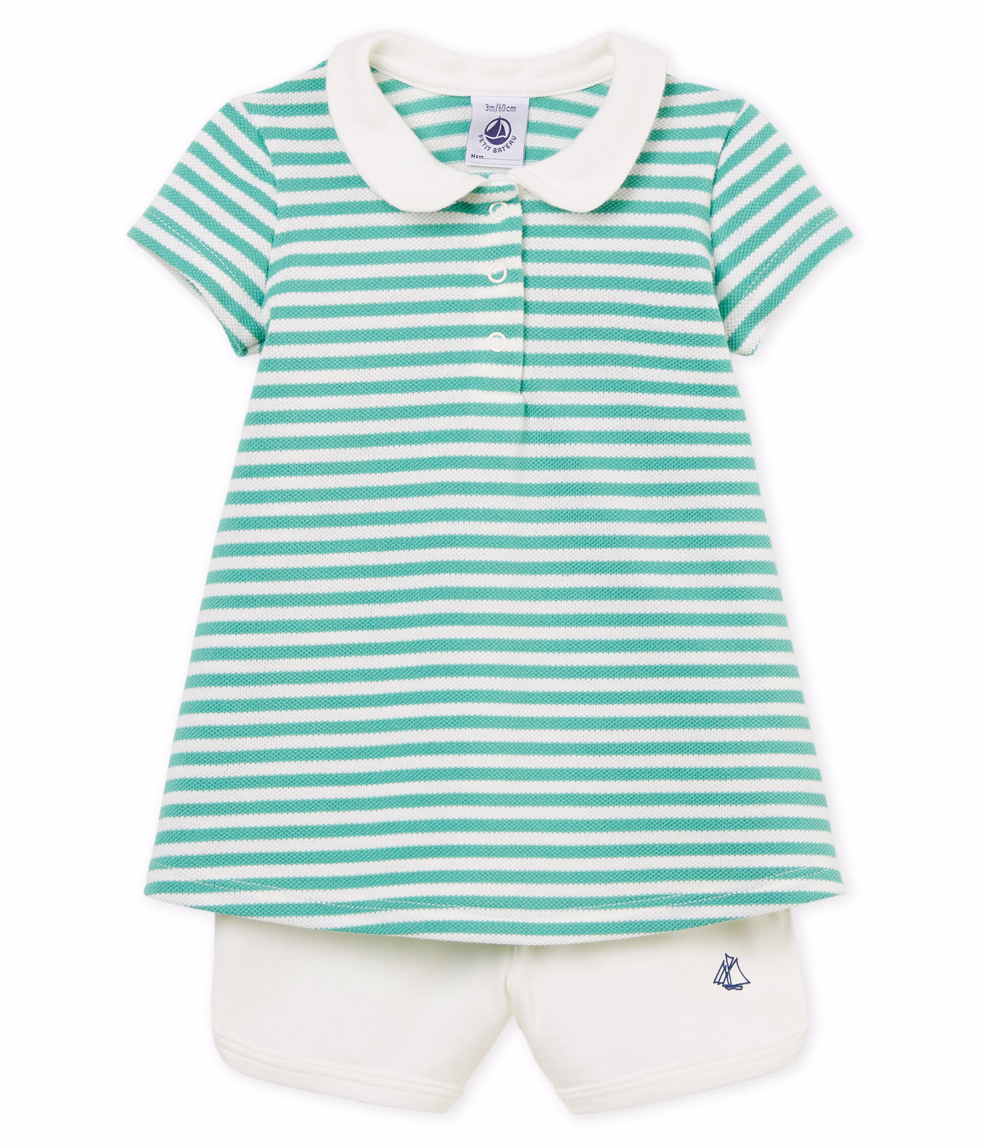 Robe polo manches courtes ray e b b fille et short 4906400000