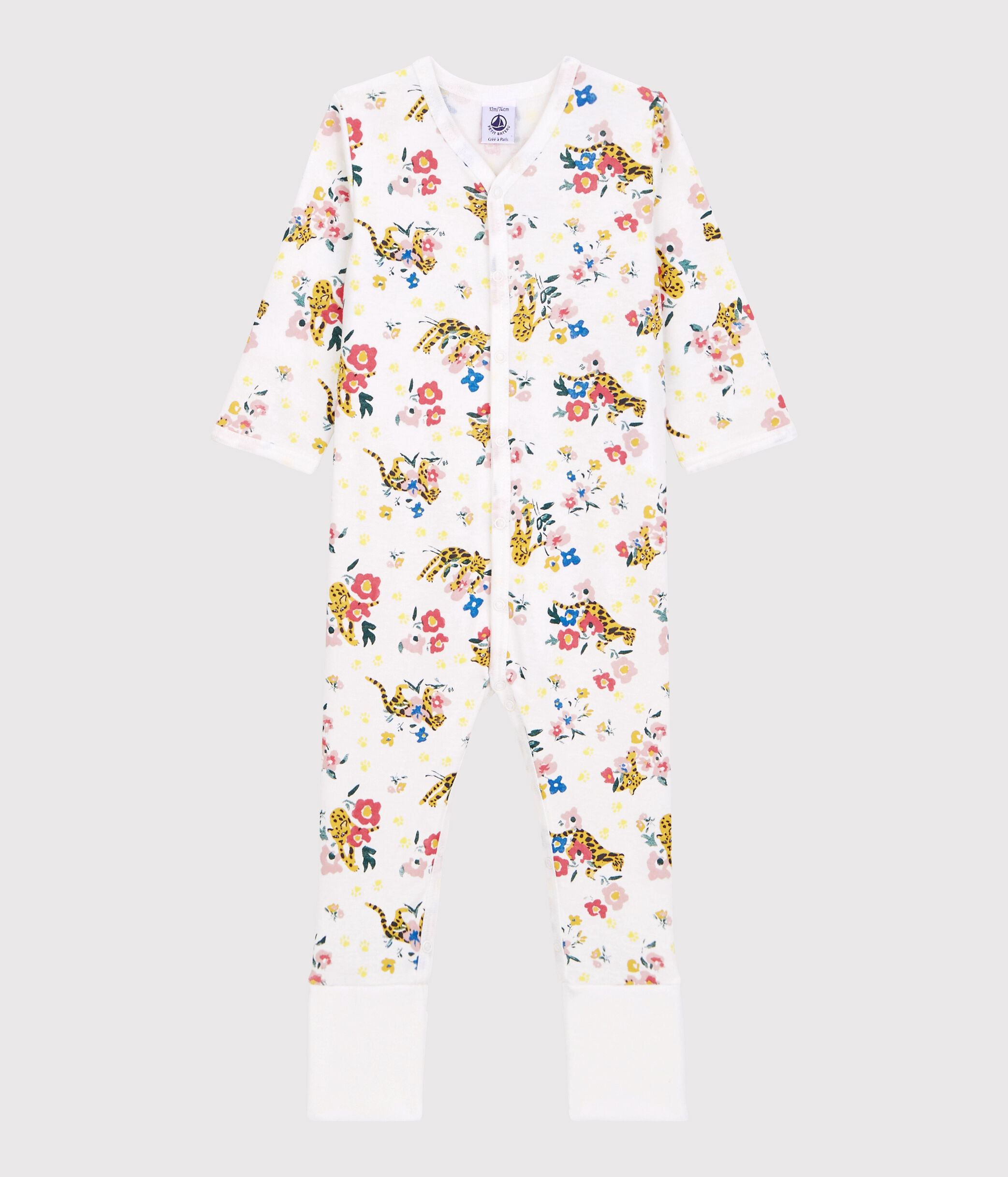 Dors bien b b pieds amovibles phosphorescent en coton A01KN01