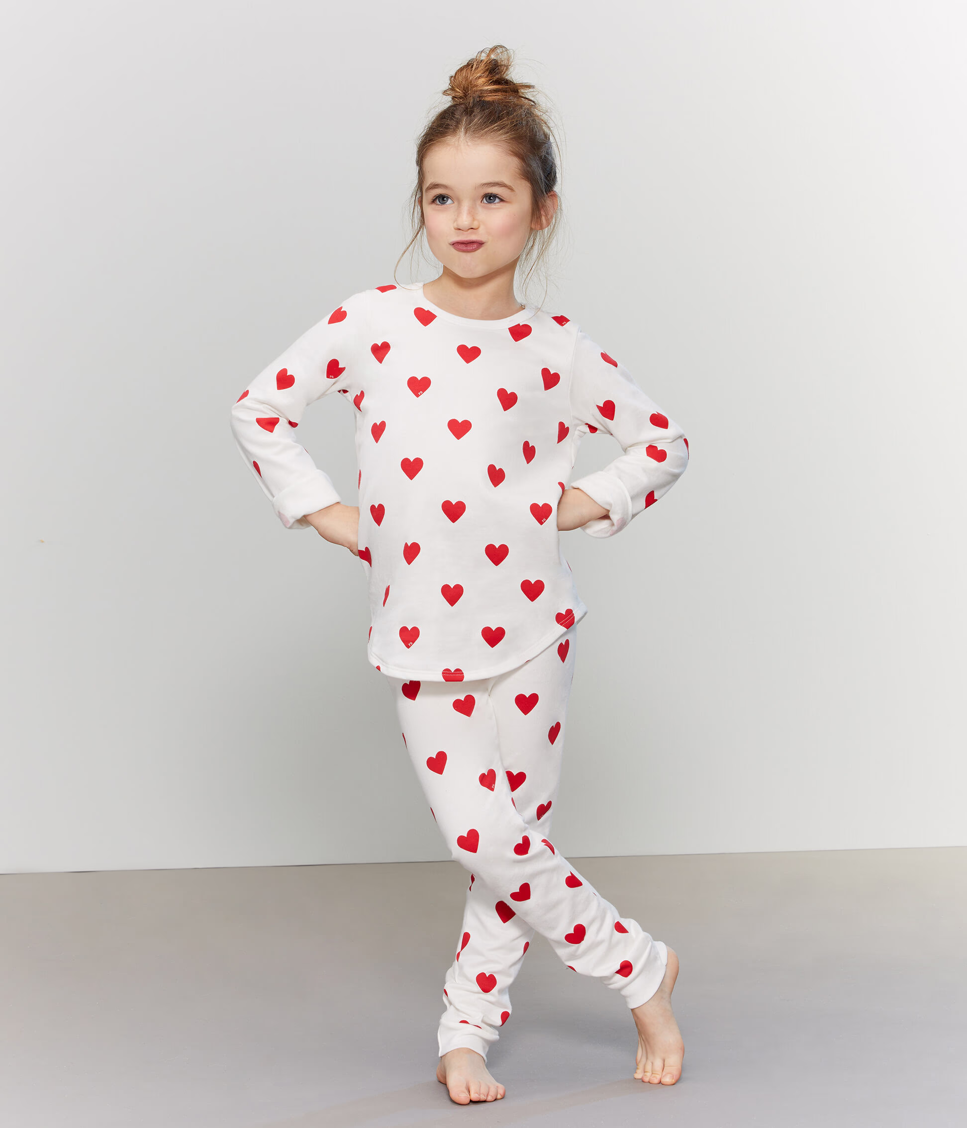 Pyjama coeur rouge petit bateau store