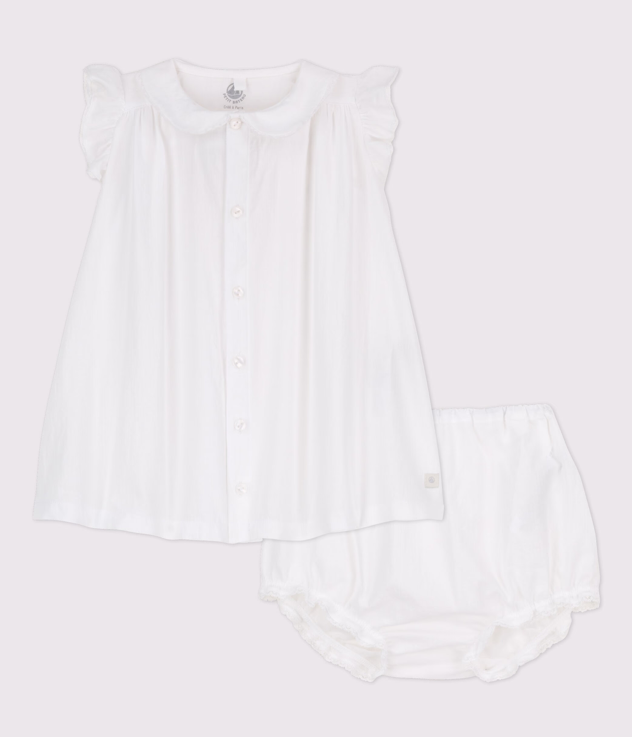 Petit bateau hot sale robe blanche