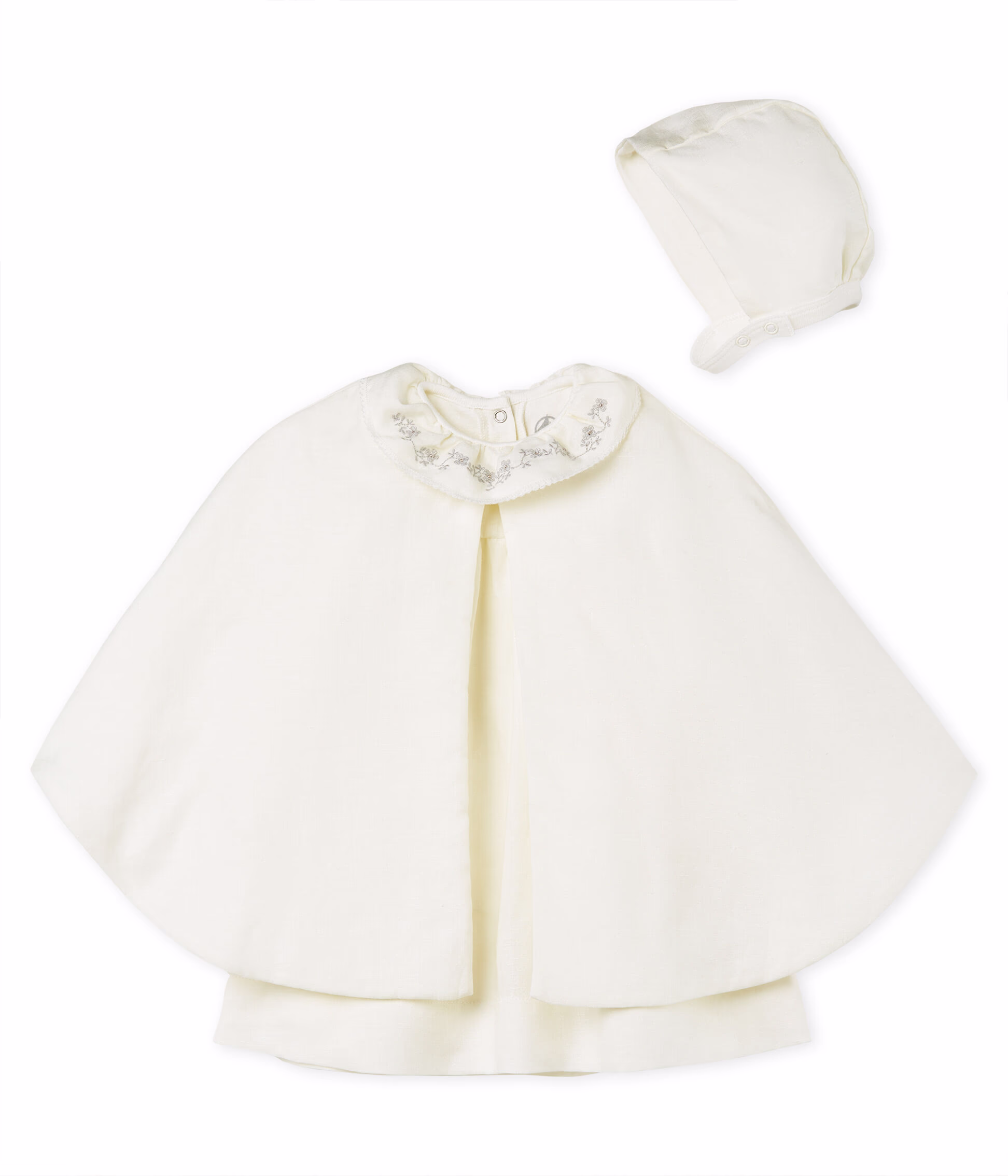 Ensemble 3 pi ces de c r monie b b fille en lin 4615900