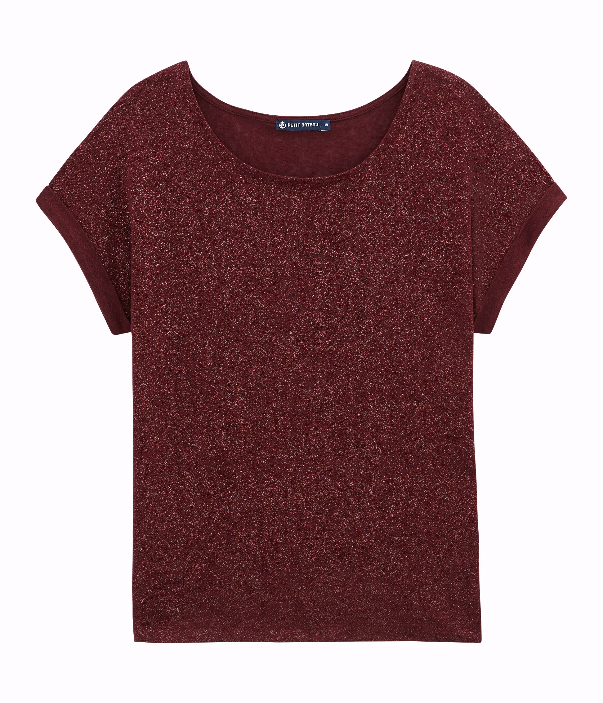 Tee shirt brillant femme sales