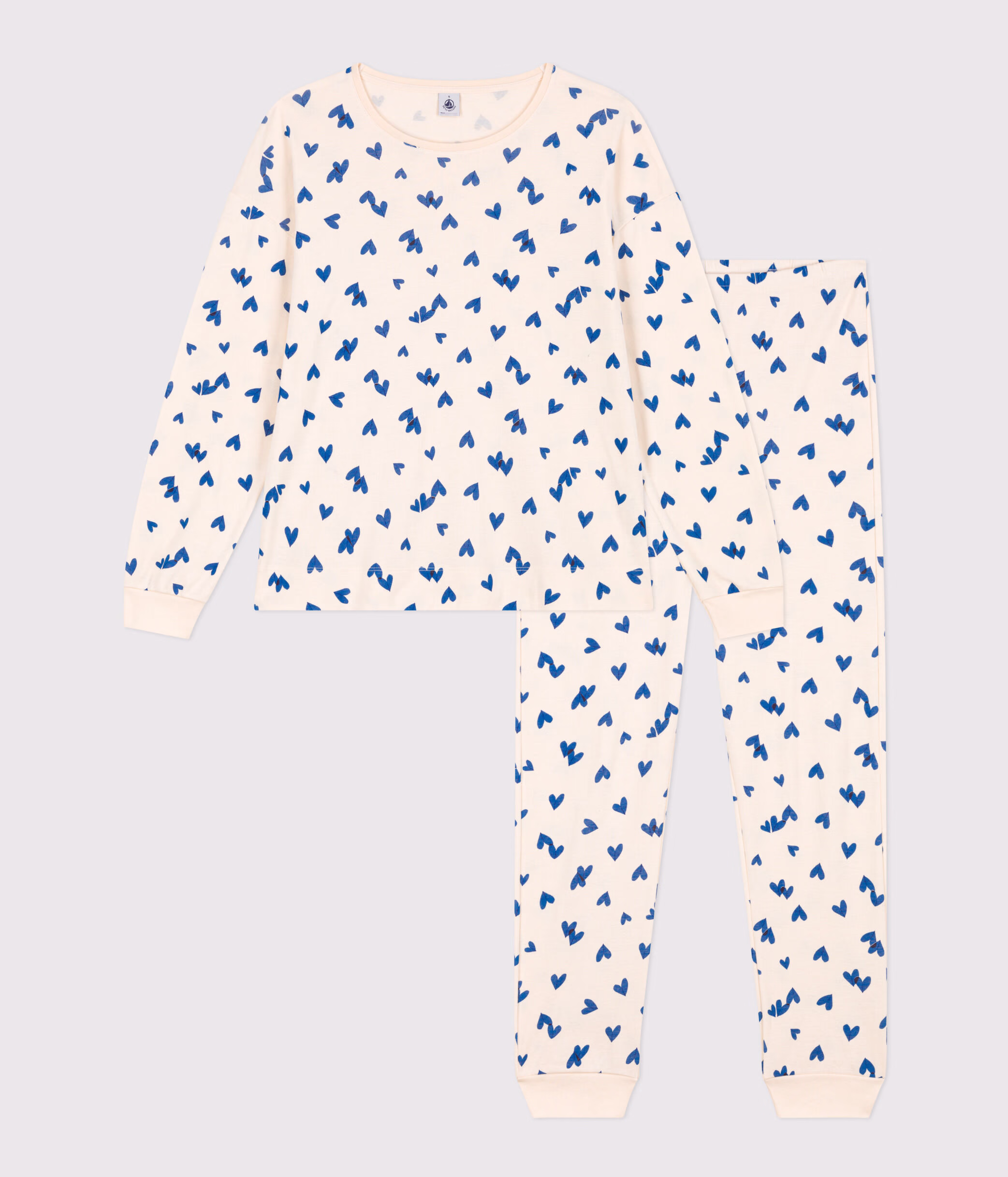 Petit bateau clearance pyjama coeur femme