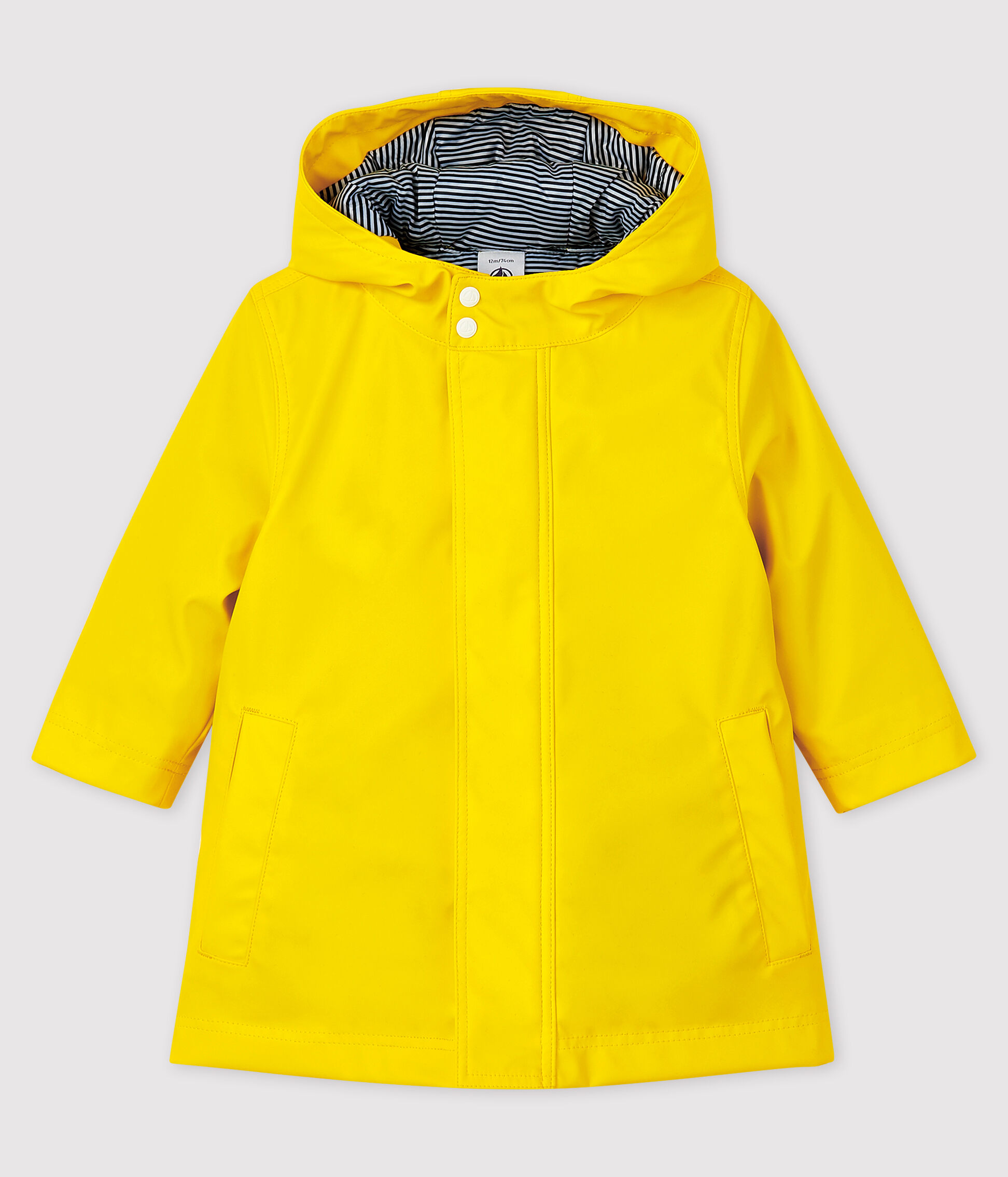 Doudoune top jaune bebe