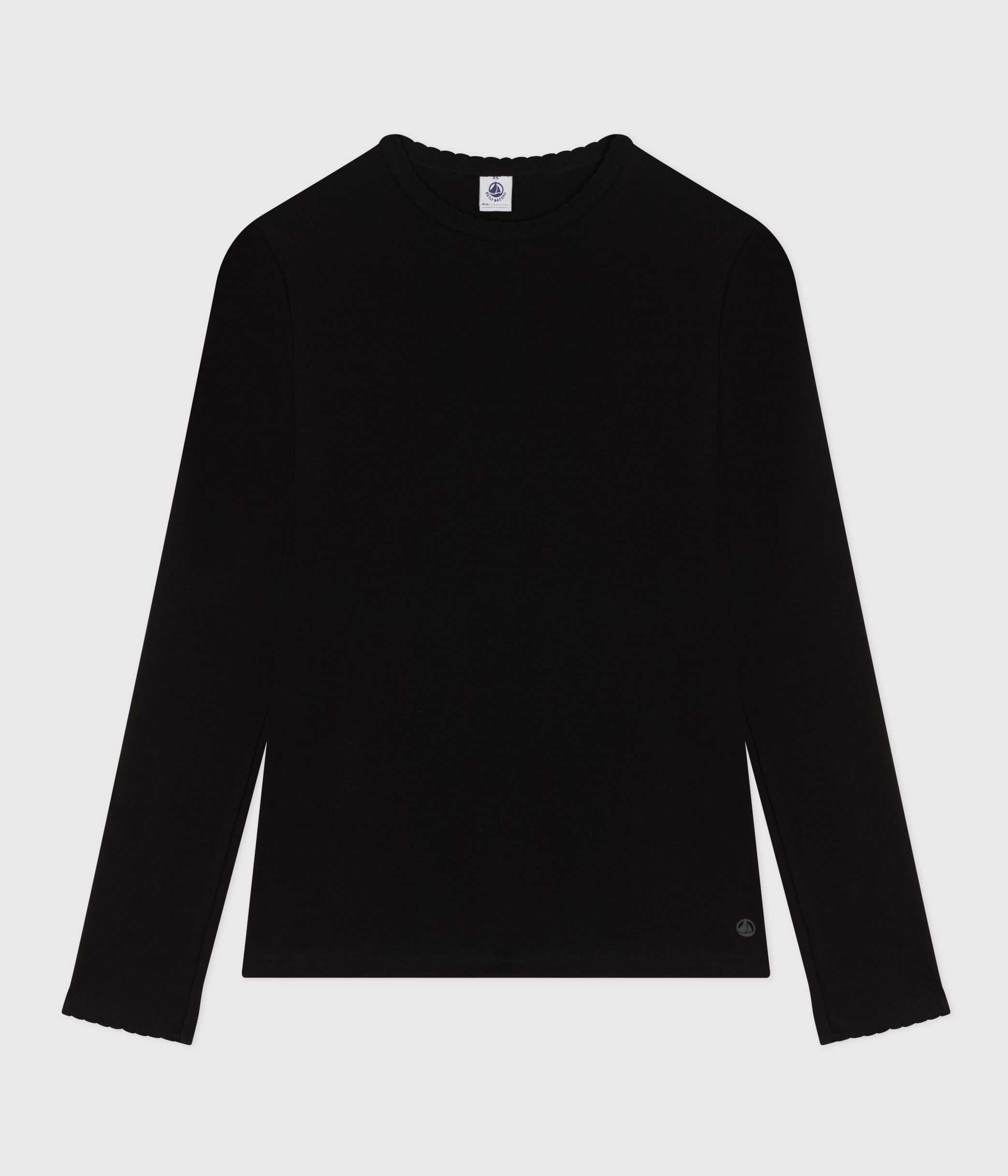Tee shirt sale long coton femme