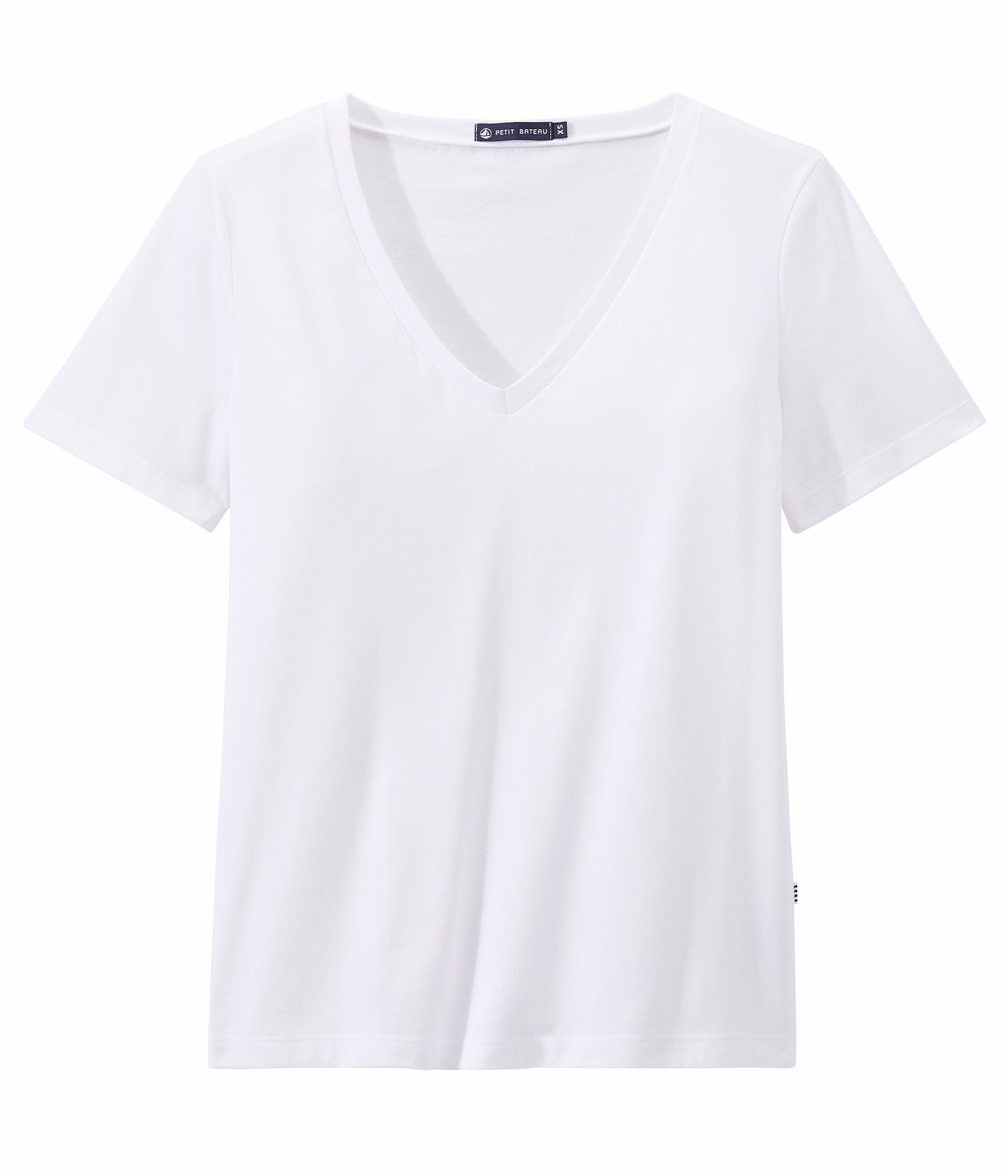 T shirt en v femme best sale