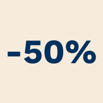 Jusqu'à -50%