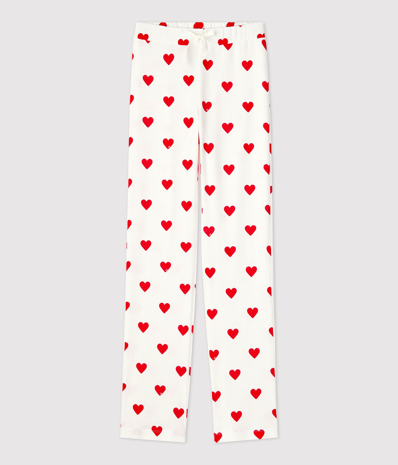 pantalon coton coeur femme