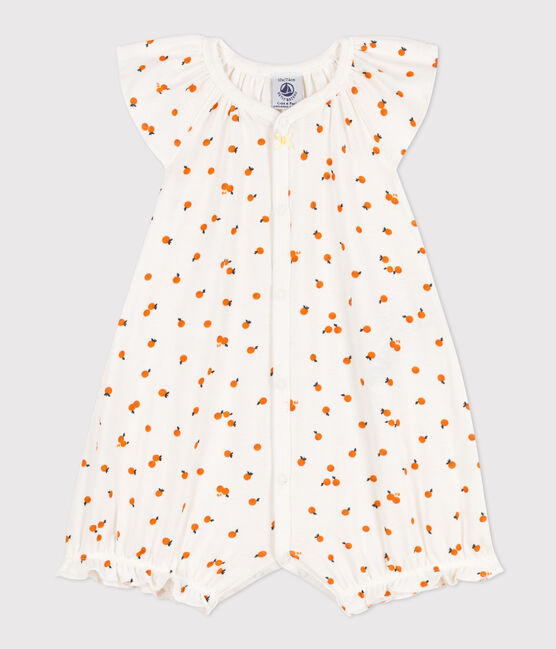 combinaison bebe orange