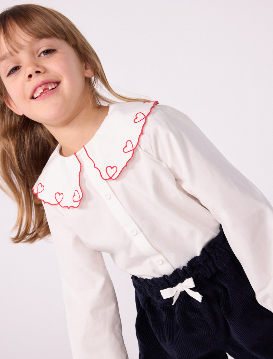 Petit Bateau Blouse Manche Courte Bébé Fille, Blanc Avalanche, 3 Mois