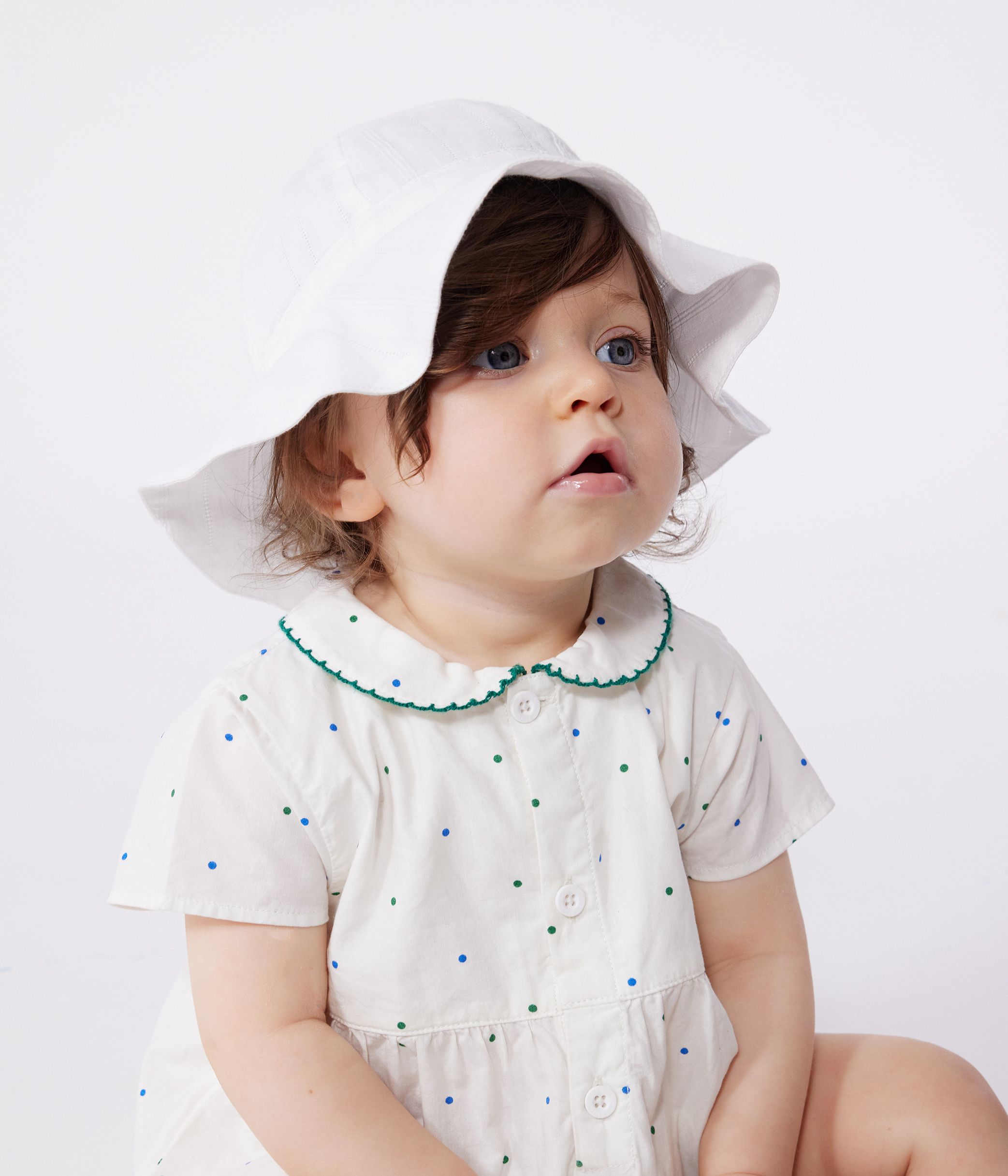 Barboteuse Bébé Style Marin Taille 6 Mois - Bleu Et Blanc, Coton, Broderie - Occasion Très Bon état