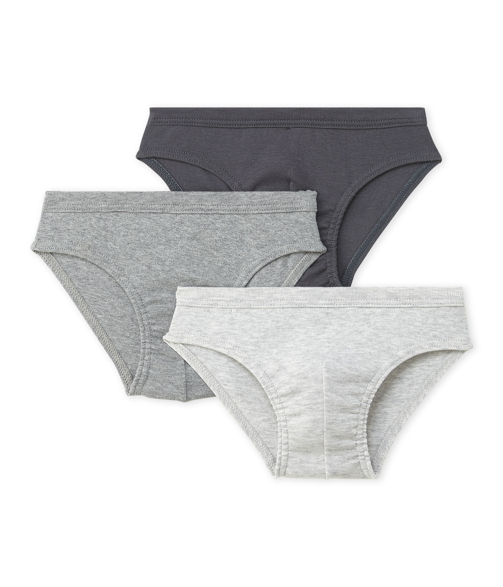 LOT DE 3 SLIPS GARCON AGE 4-6 ANS MARQUE OLYMPIA COULEUR BLANC 100