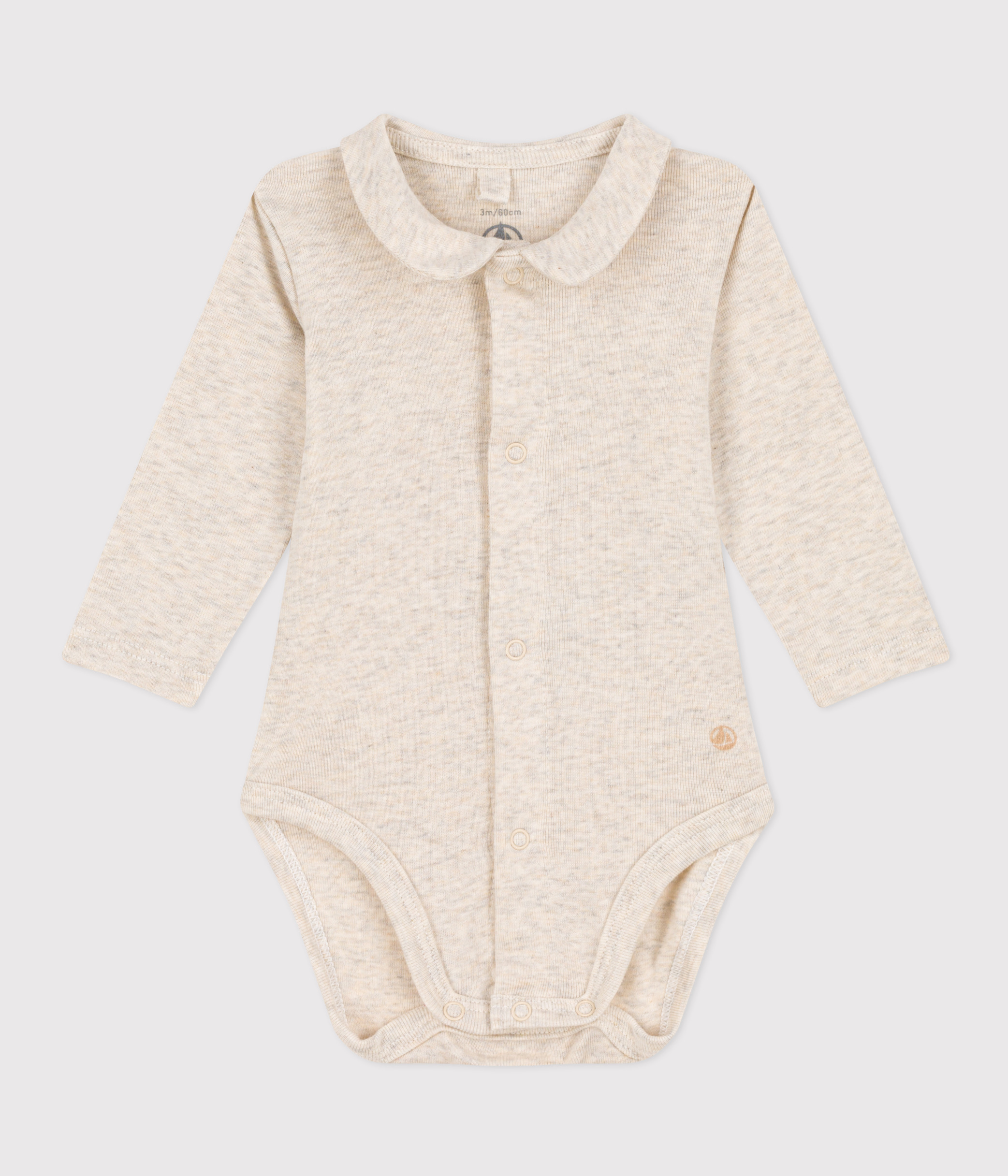 Body Bébé Col Roulé Coton Uni Petit Bateau - Doux, Extensible Et Confortable Pour Nouveau-né