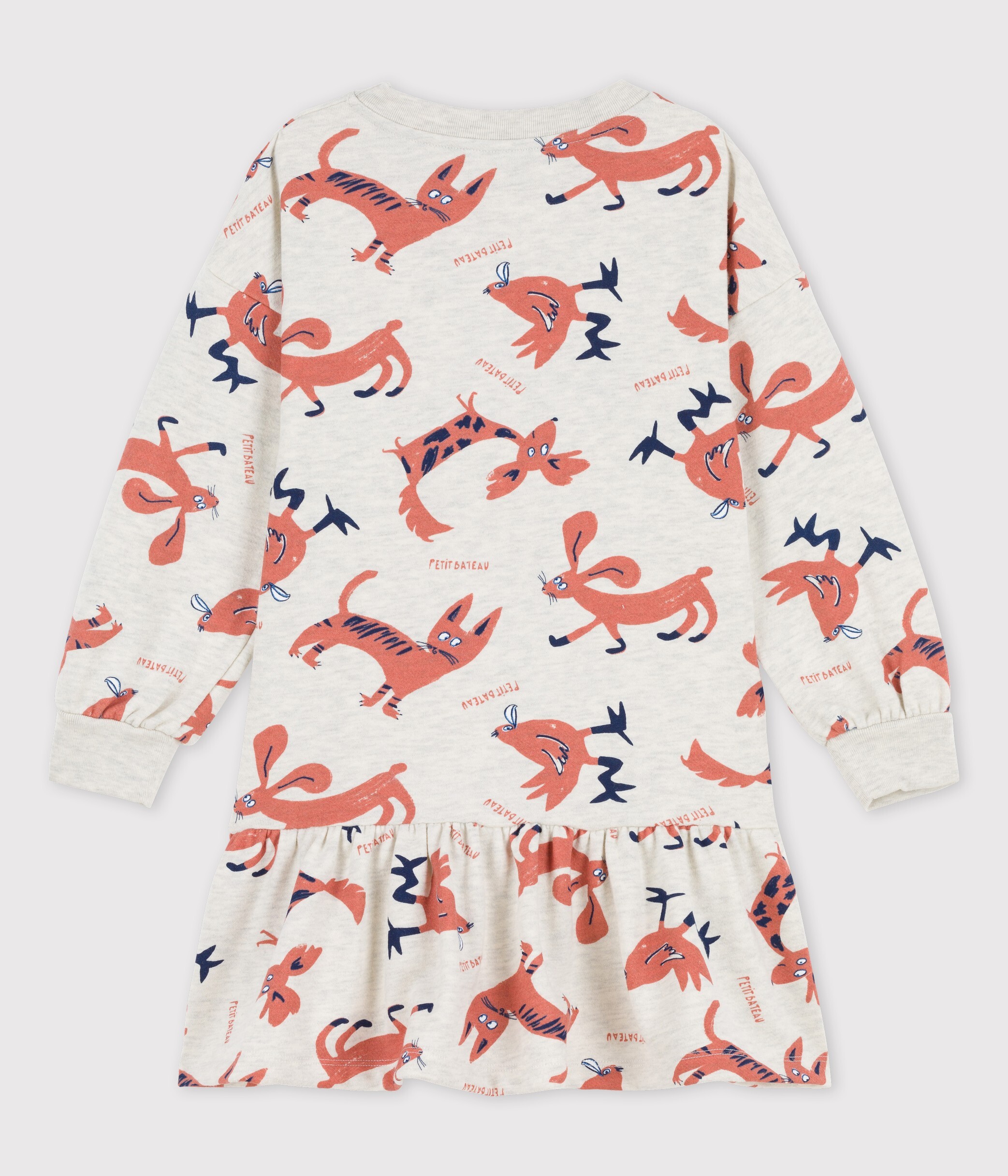 Robe Manches Longues Robe Oversize Petit Bateau Robe Manches