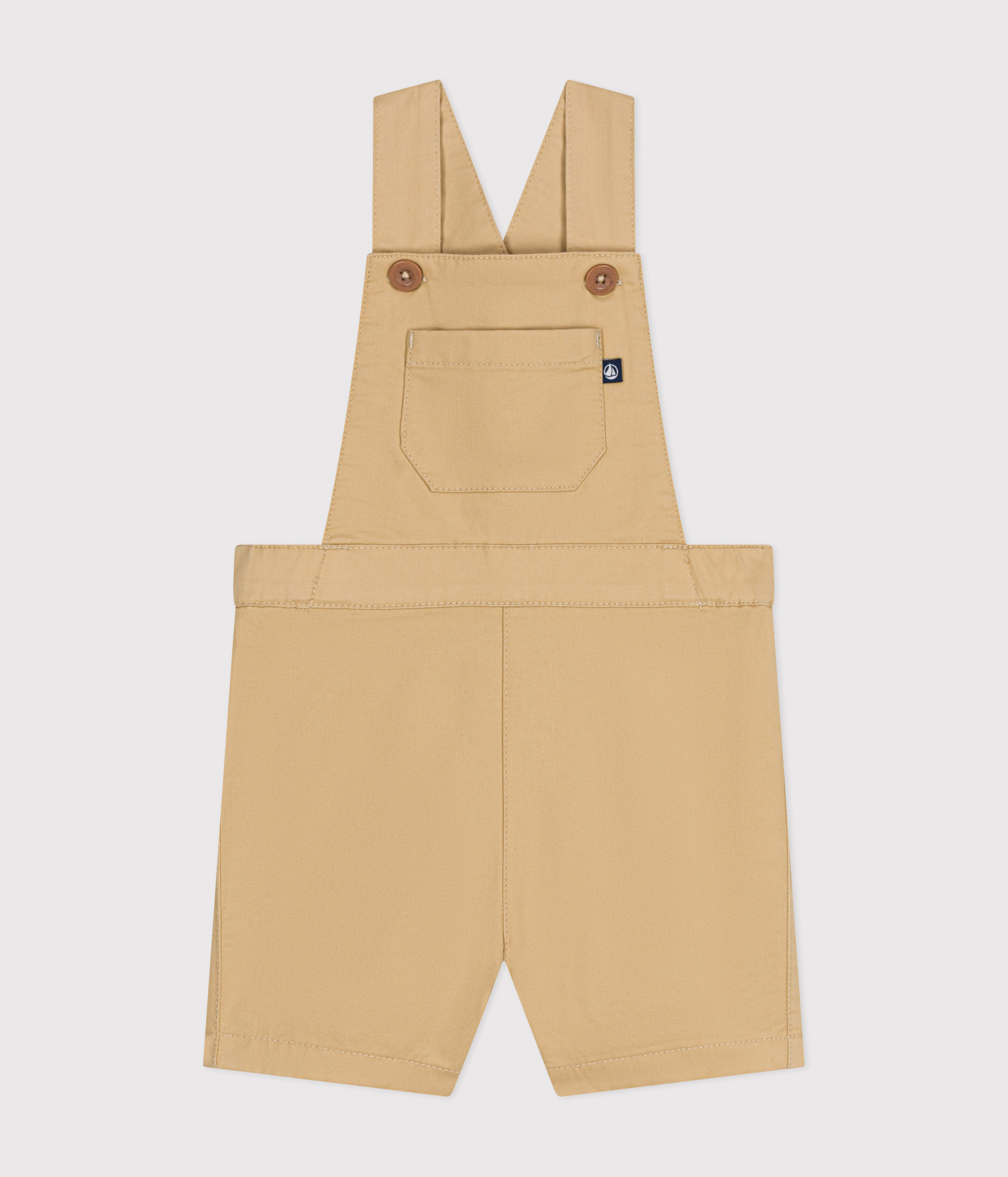 Petit Bateau Salopette Courte Bébé Garçon - Toile Rayée Coton Bio Confort & Style