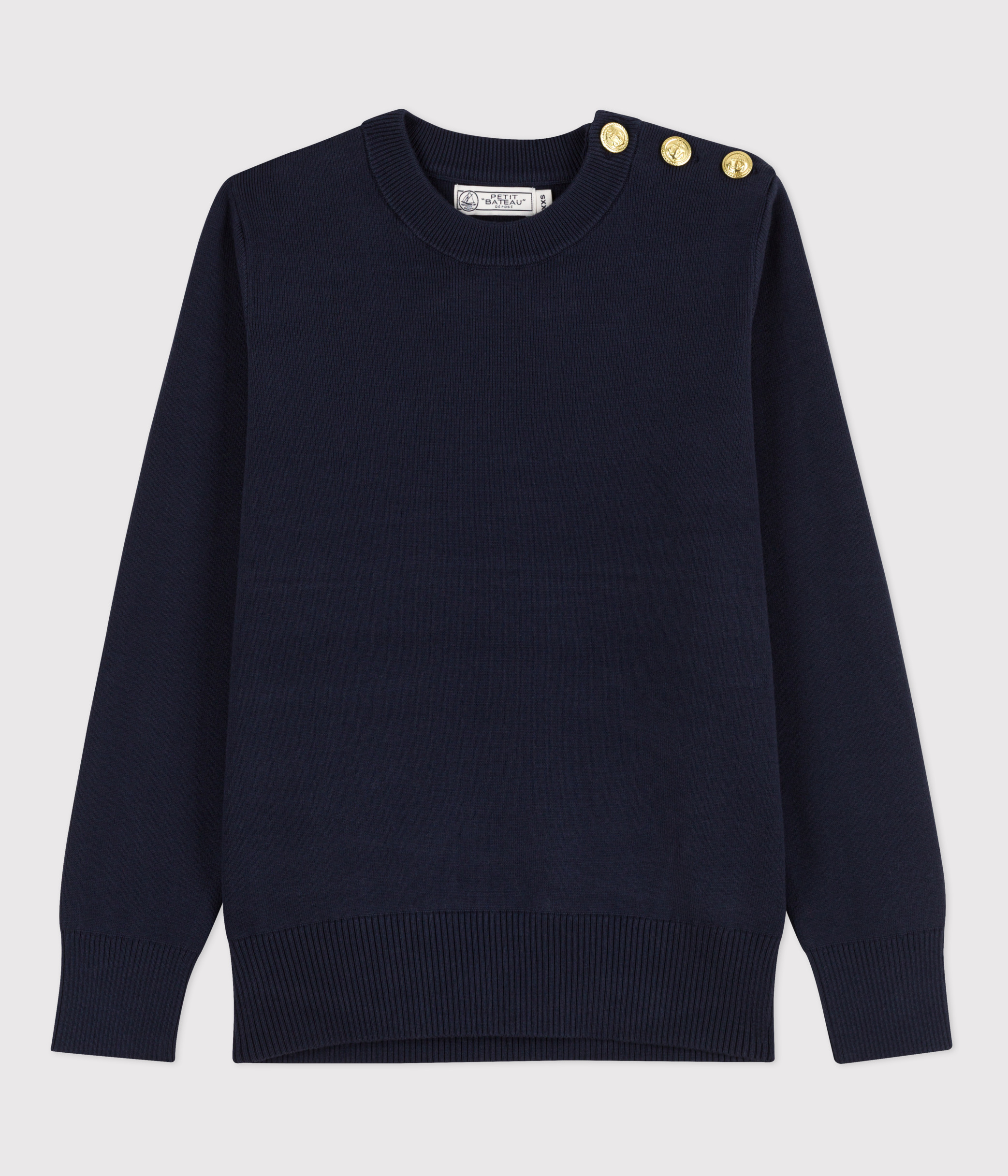 Pull marin iconique en coton Femme SMOKING Petit Bateau