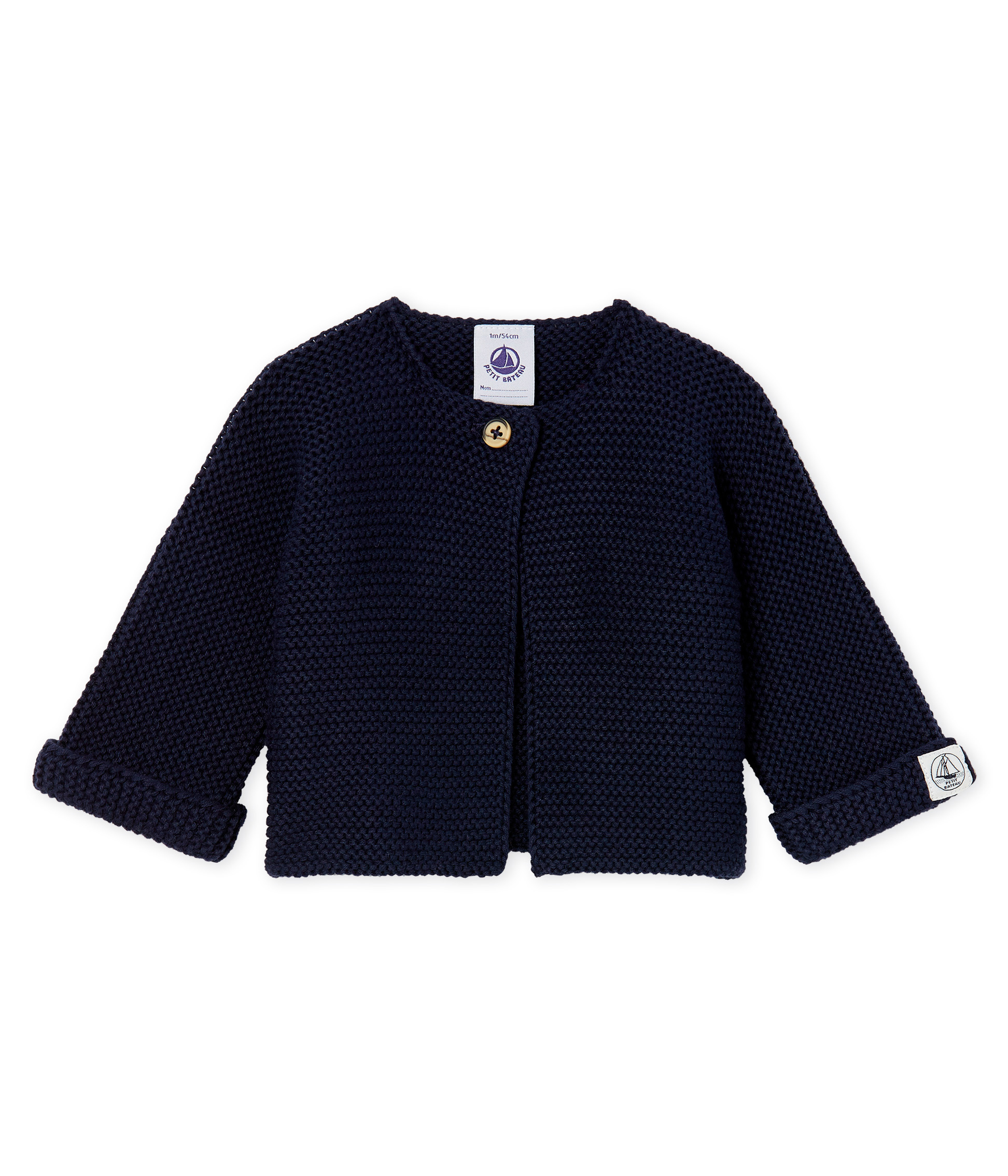 Cardigan bébé en tricot 100% coton
