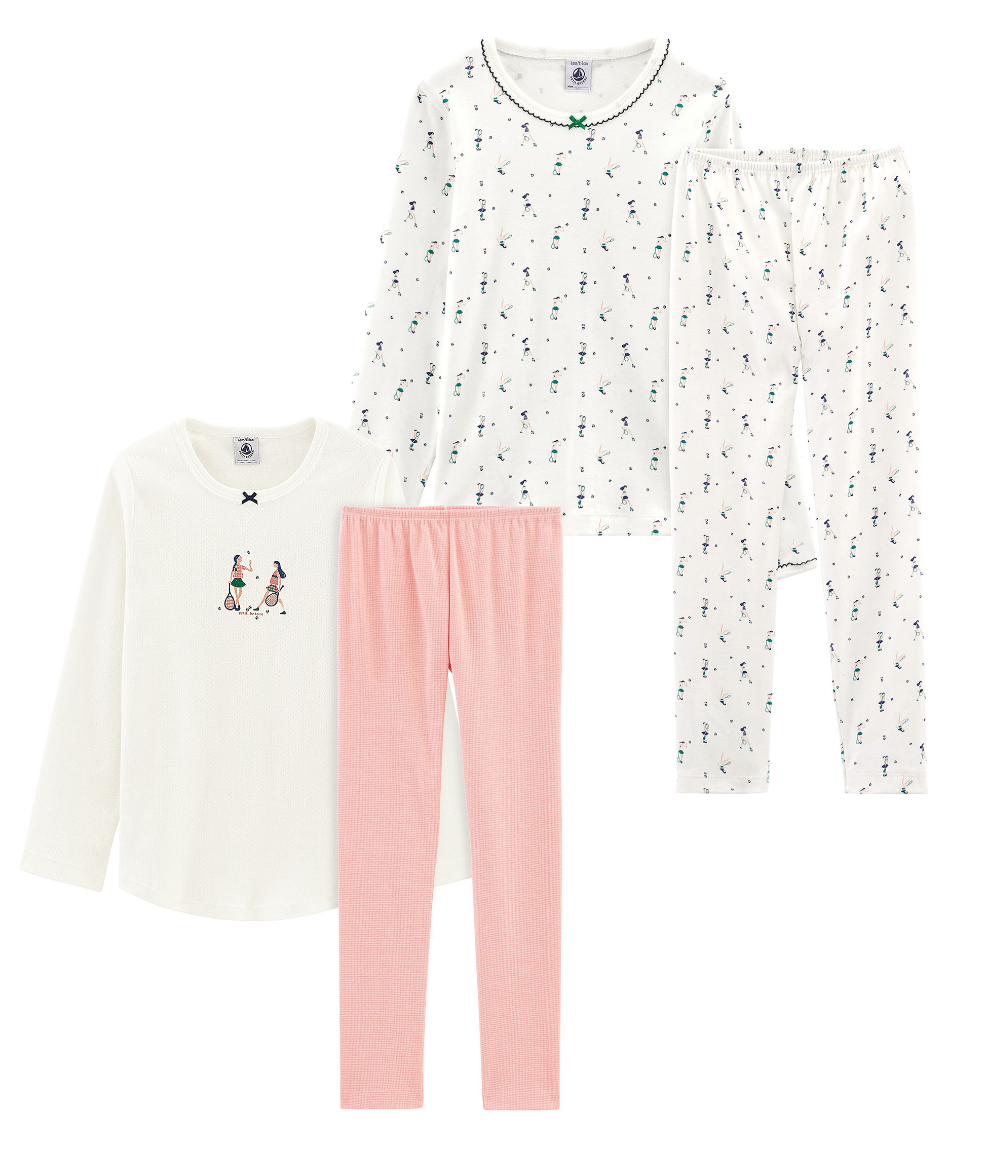 Pyjama Fille Petit Bateau - 100% Coton - Confortable Et Qualité Française