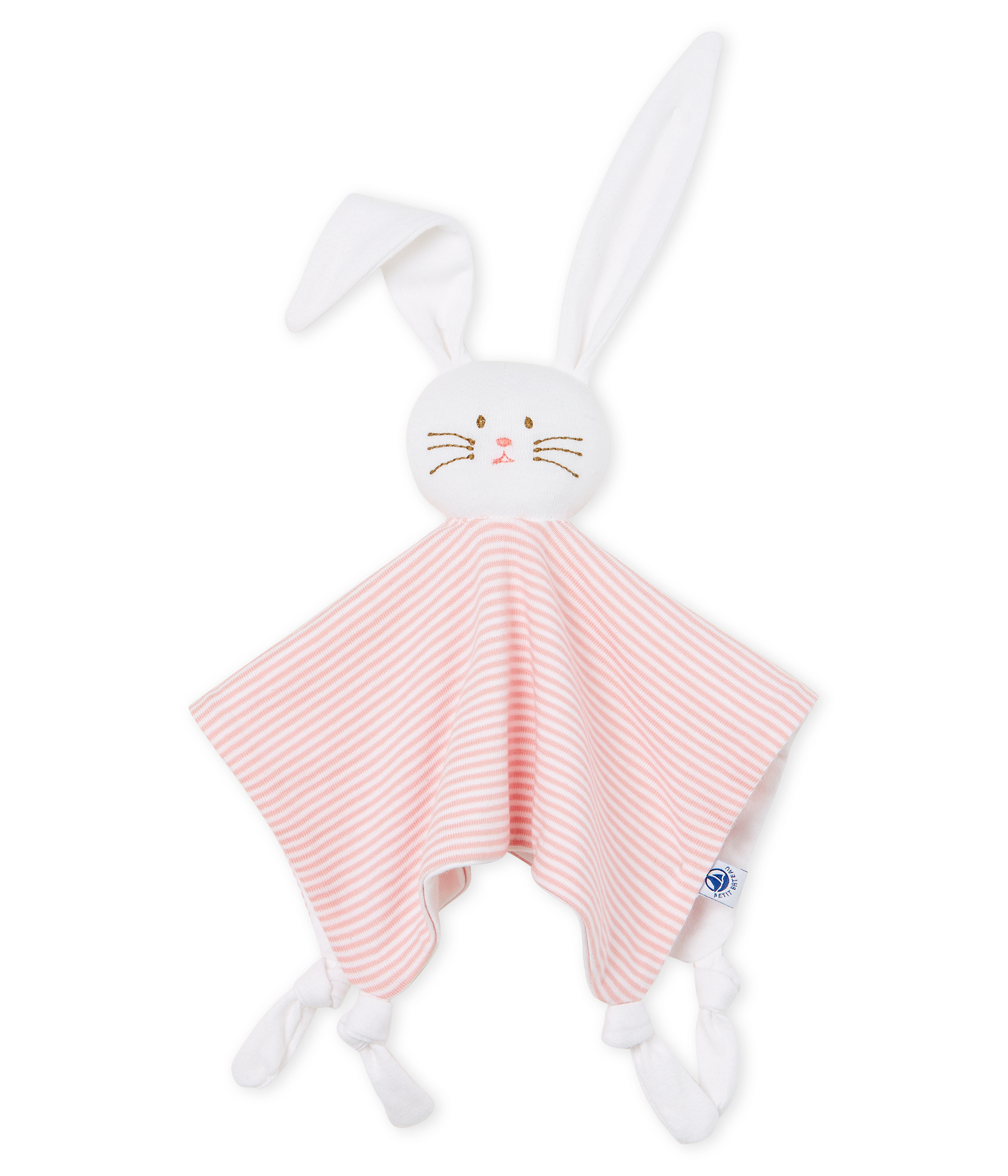 Doudou lapin bébé en côte
