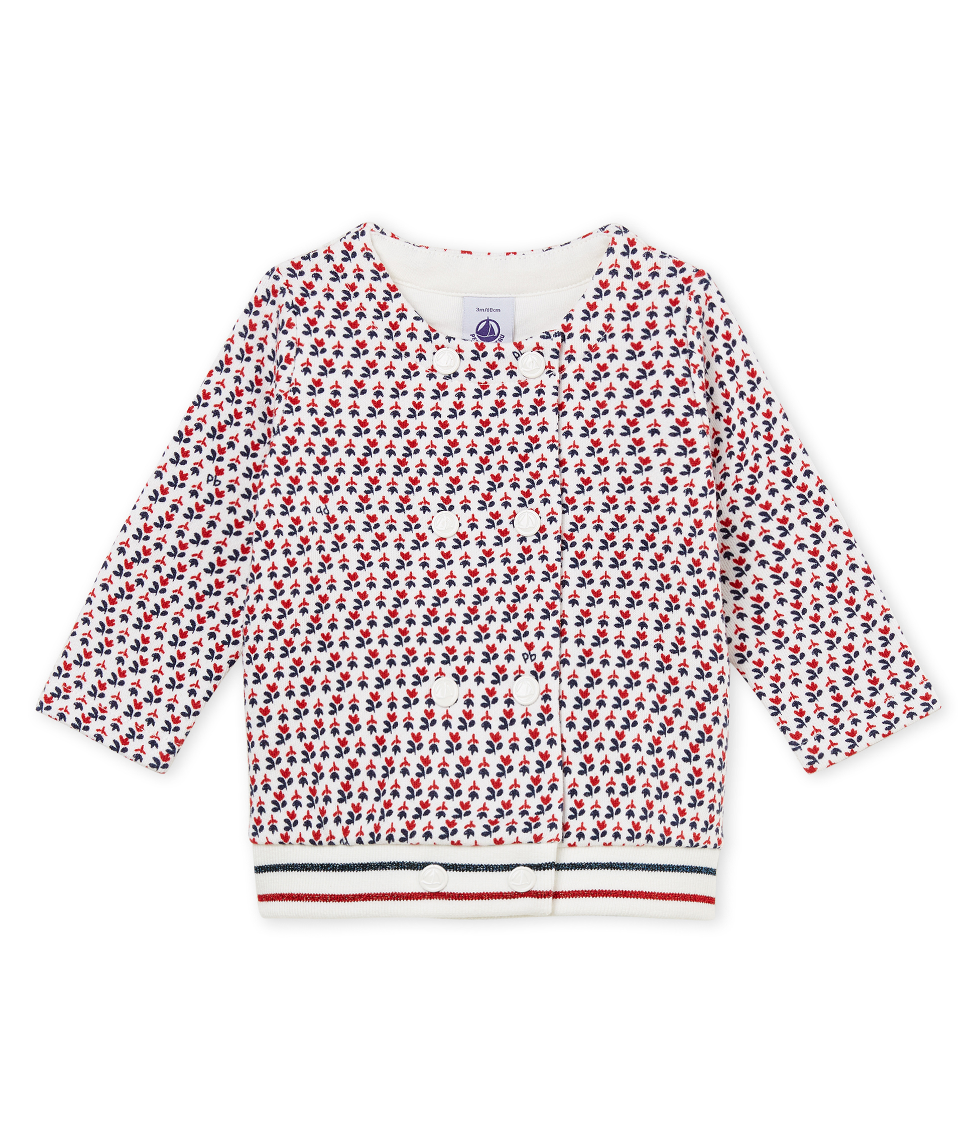 Cardigan imprimé bébé fille