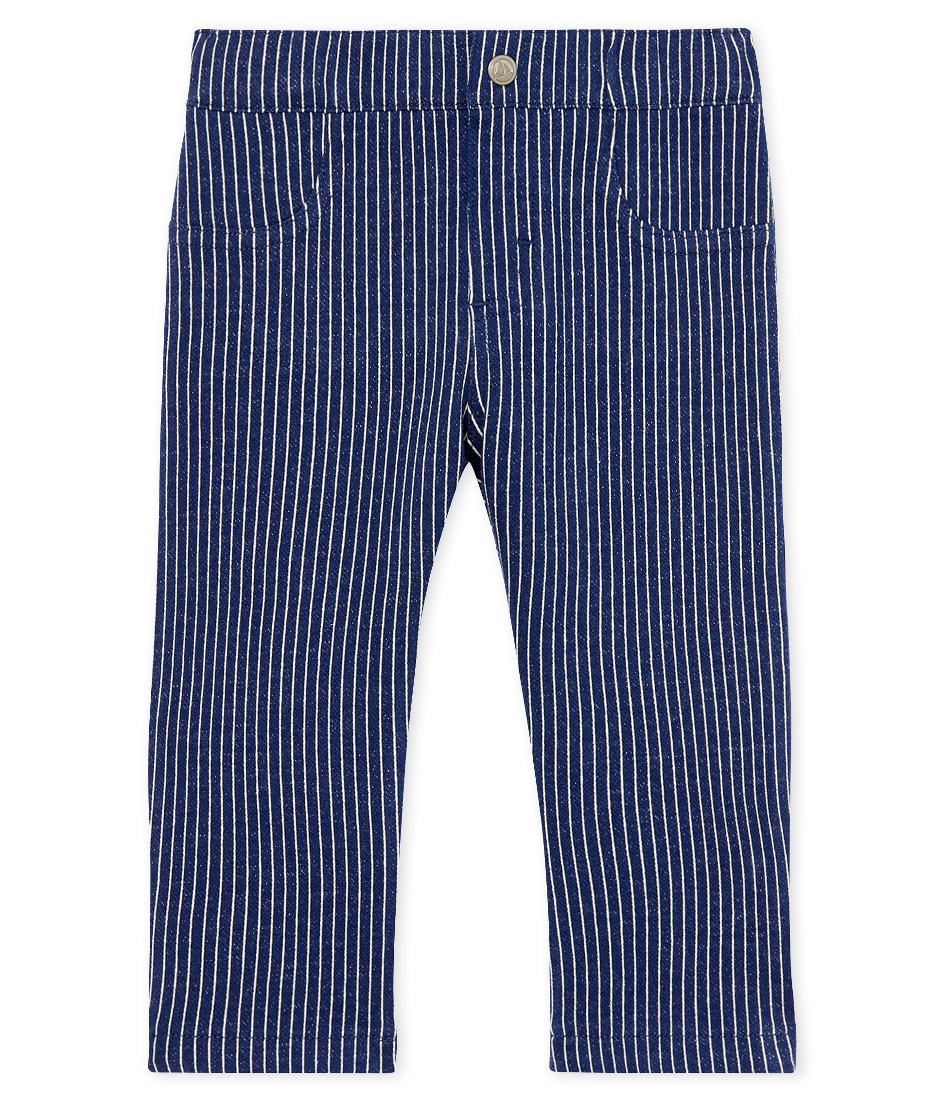 Pantalon en maille rayée bébé garçon