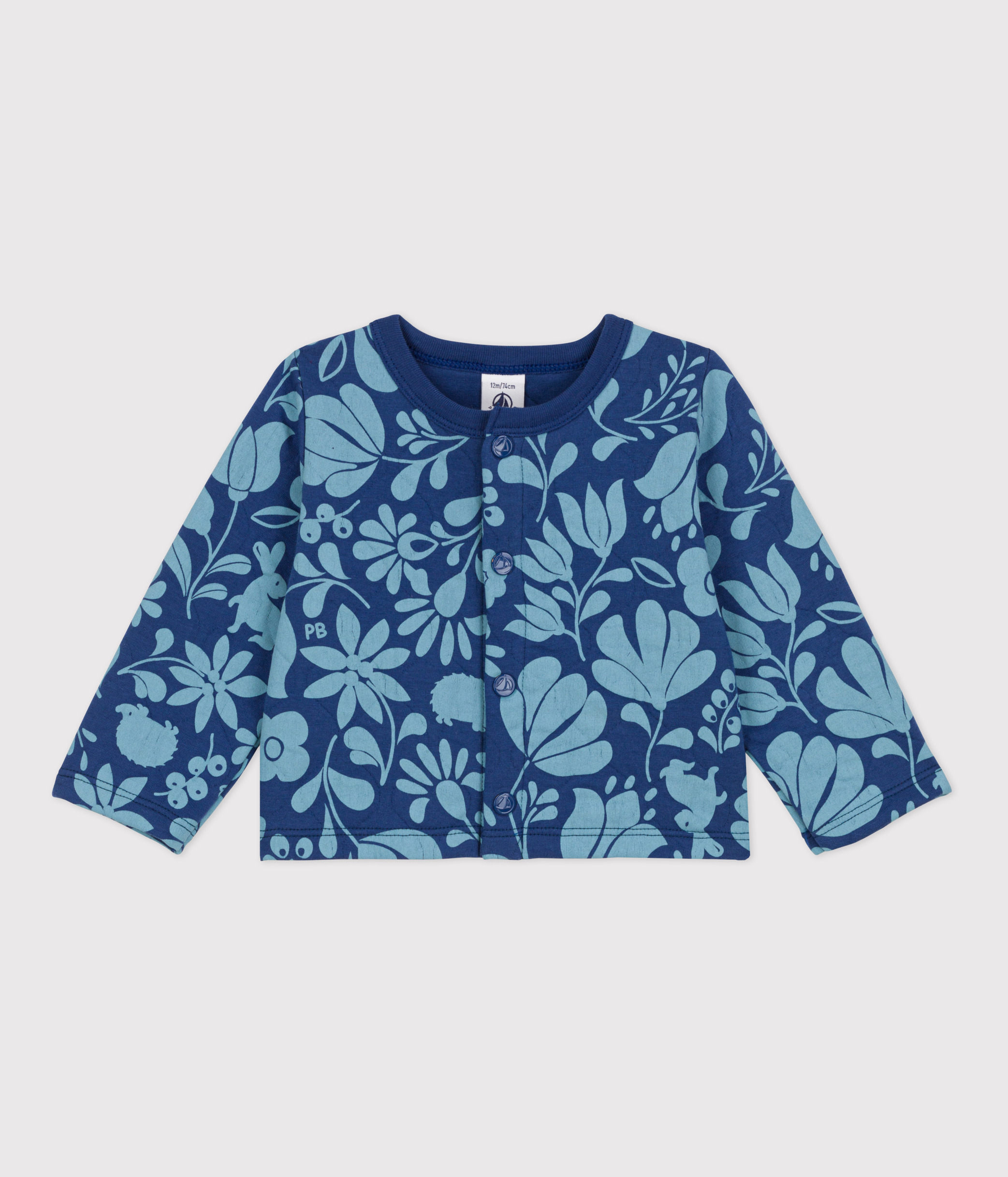 Pyjama Bébé Mixte Petit Bateau En Tubique - Imprimé, Boutons-pression Devant/entrejambe, Matière Douce