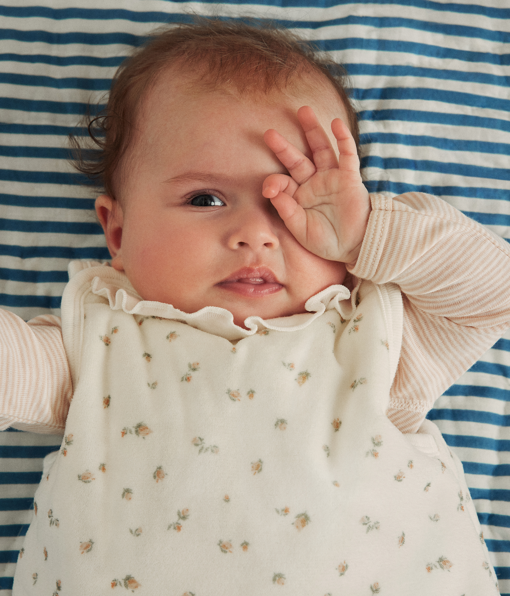 Gigoteuse fleurs en velours bébé TOG MARSHMALLOW/MULTICO Petit