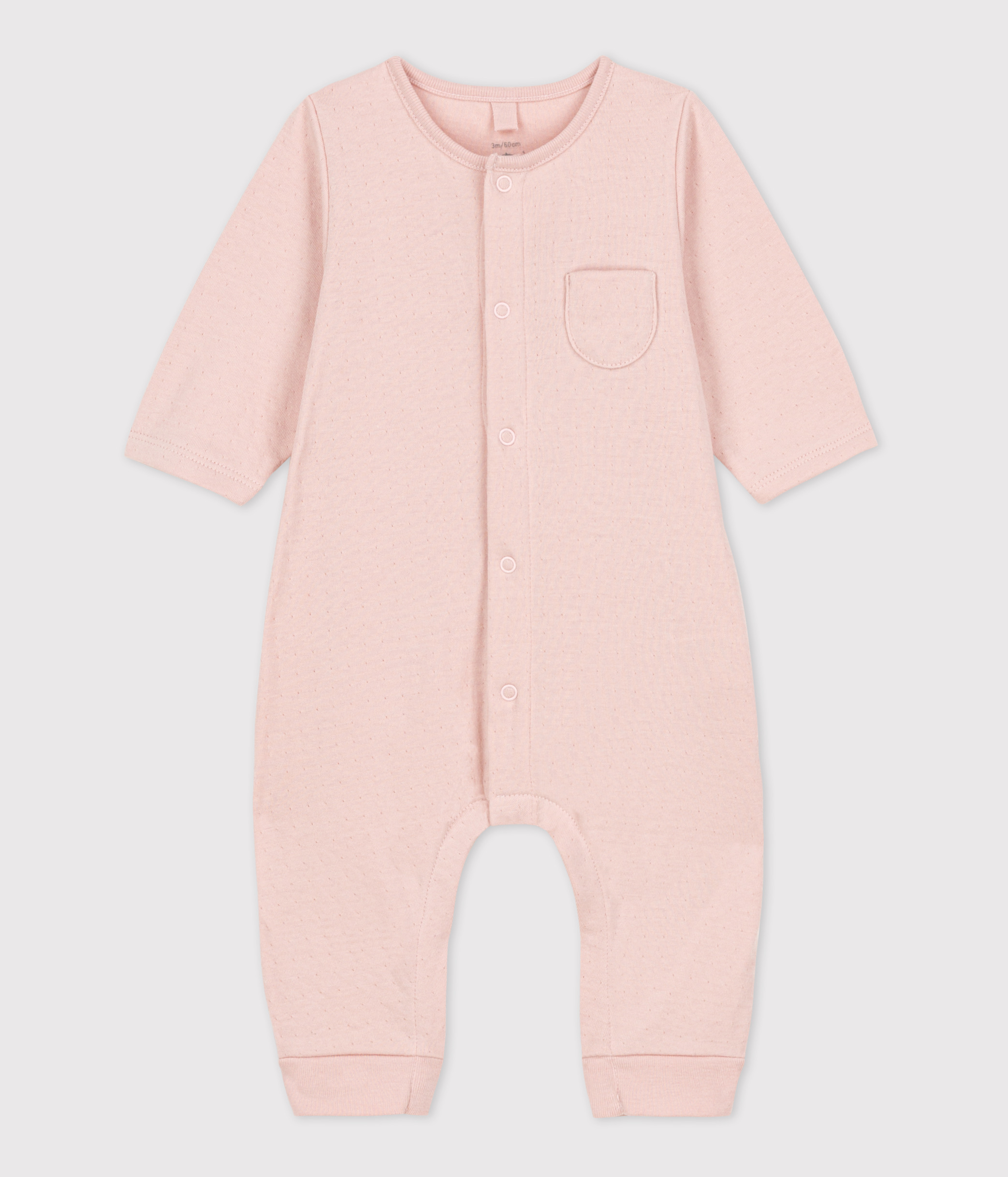 Combinaison Longue Bébé Petit Bateau – Oatinée à Capuche Et Pieds – Marinière – Taille Mixte