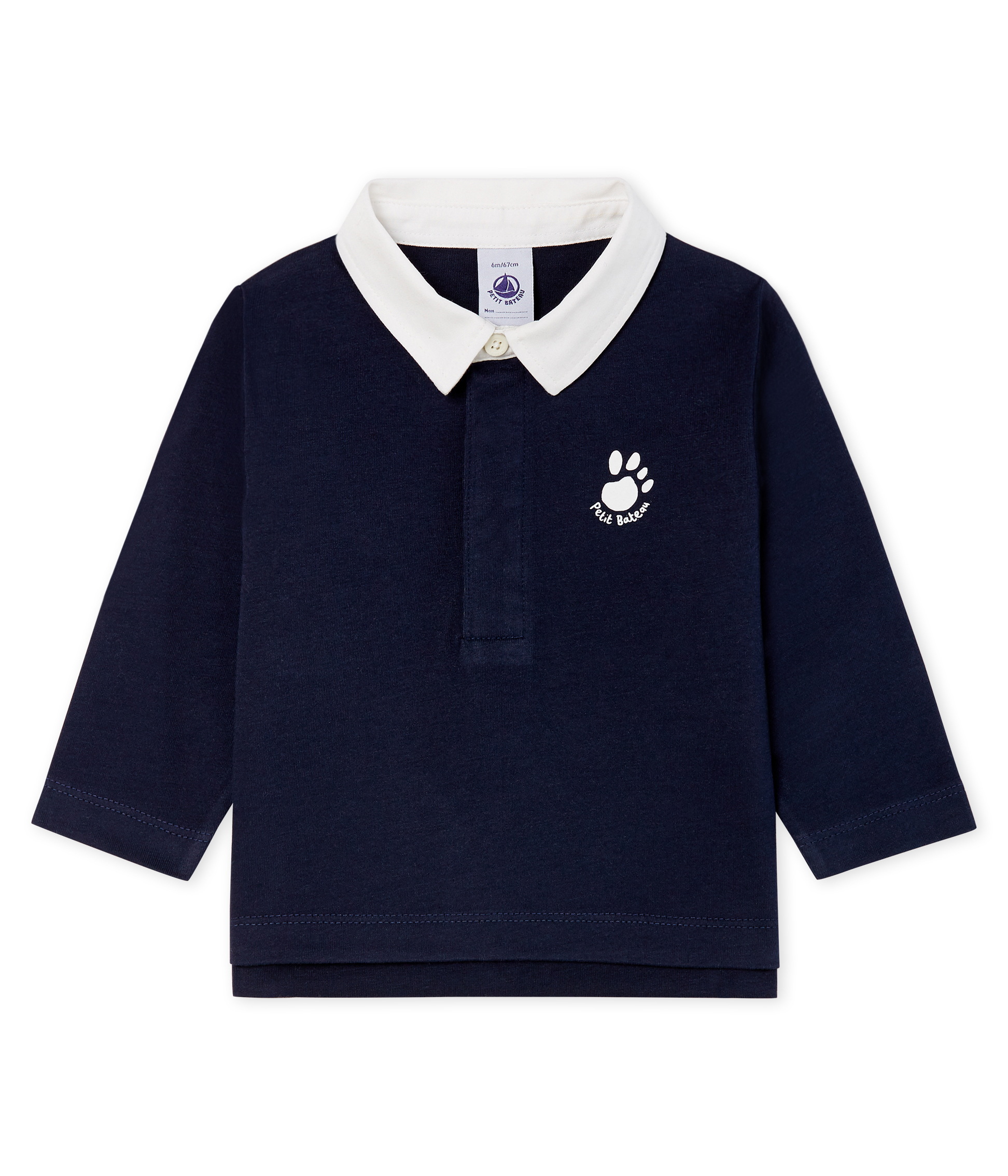 Polo manche longue top bébé garçon