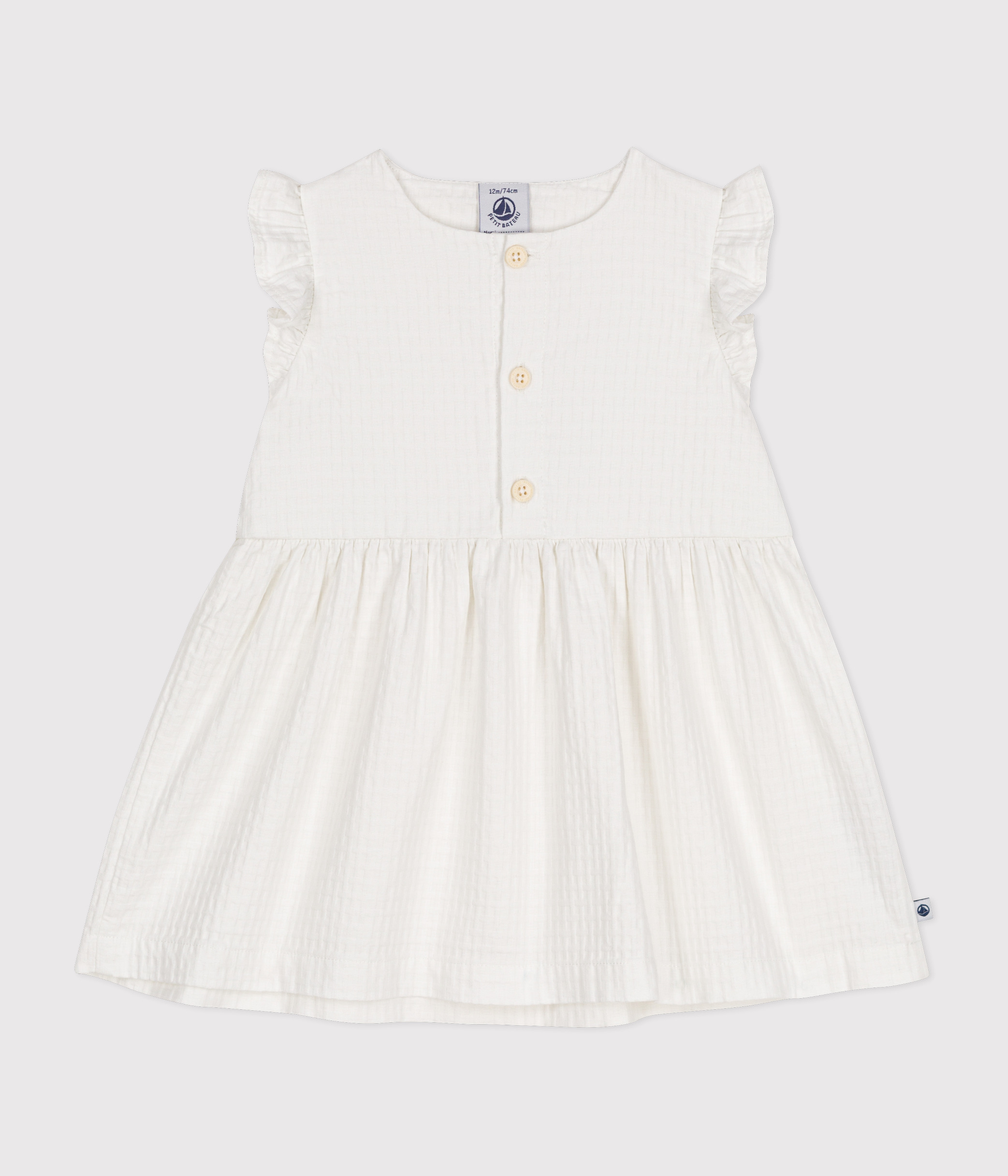 Robe sans manche 18 mois en coton bio main image 1