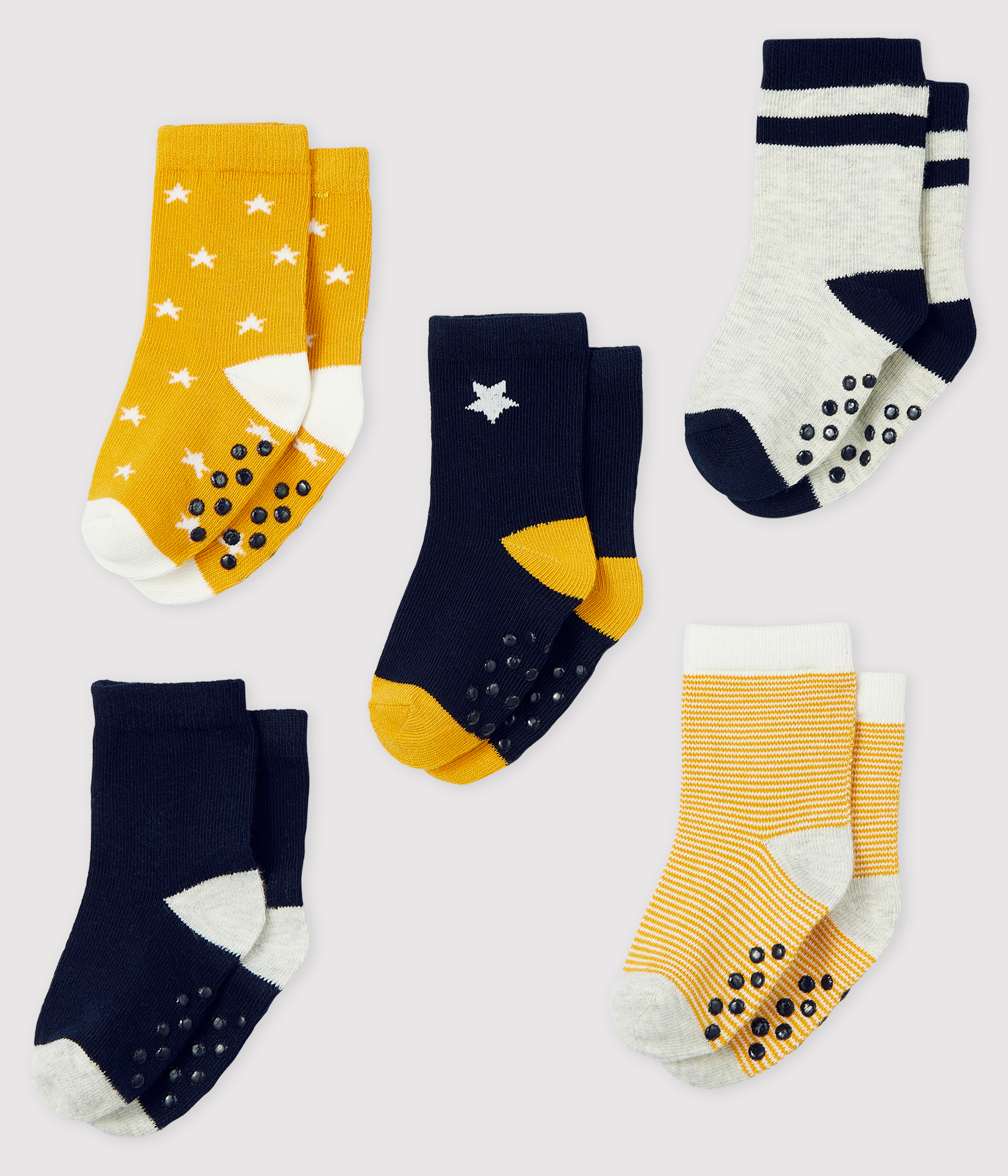 Lot de 5 paires de chaussettes bébé variante 2