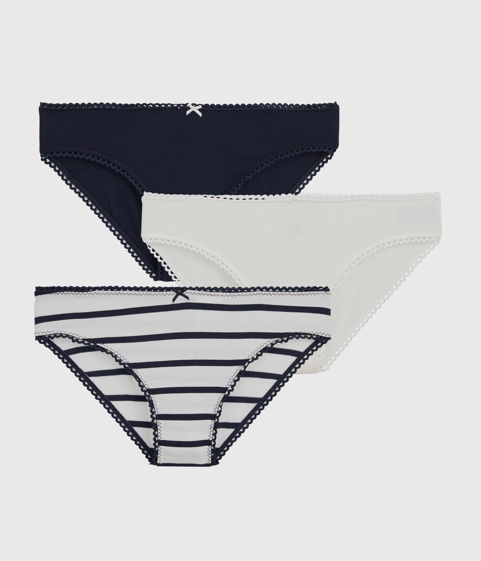 Culottes Petit Bateau Lot De 2 - Coton Bio, Confortable Pour Les Filles