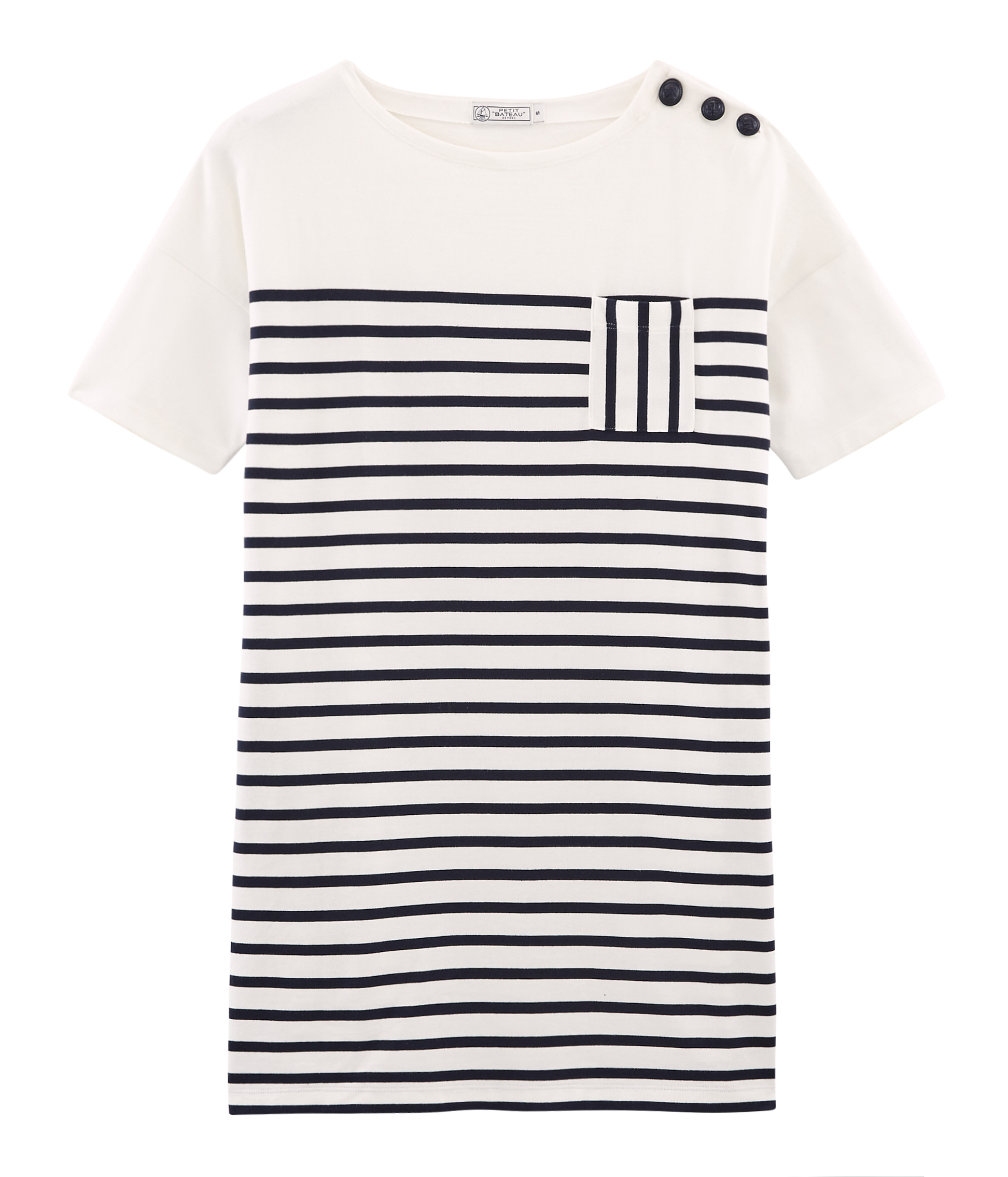 Robe manches courtes femme