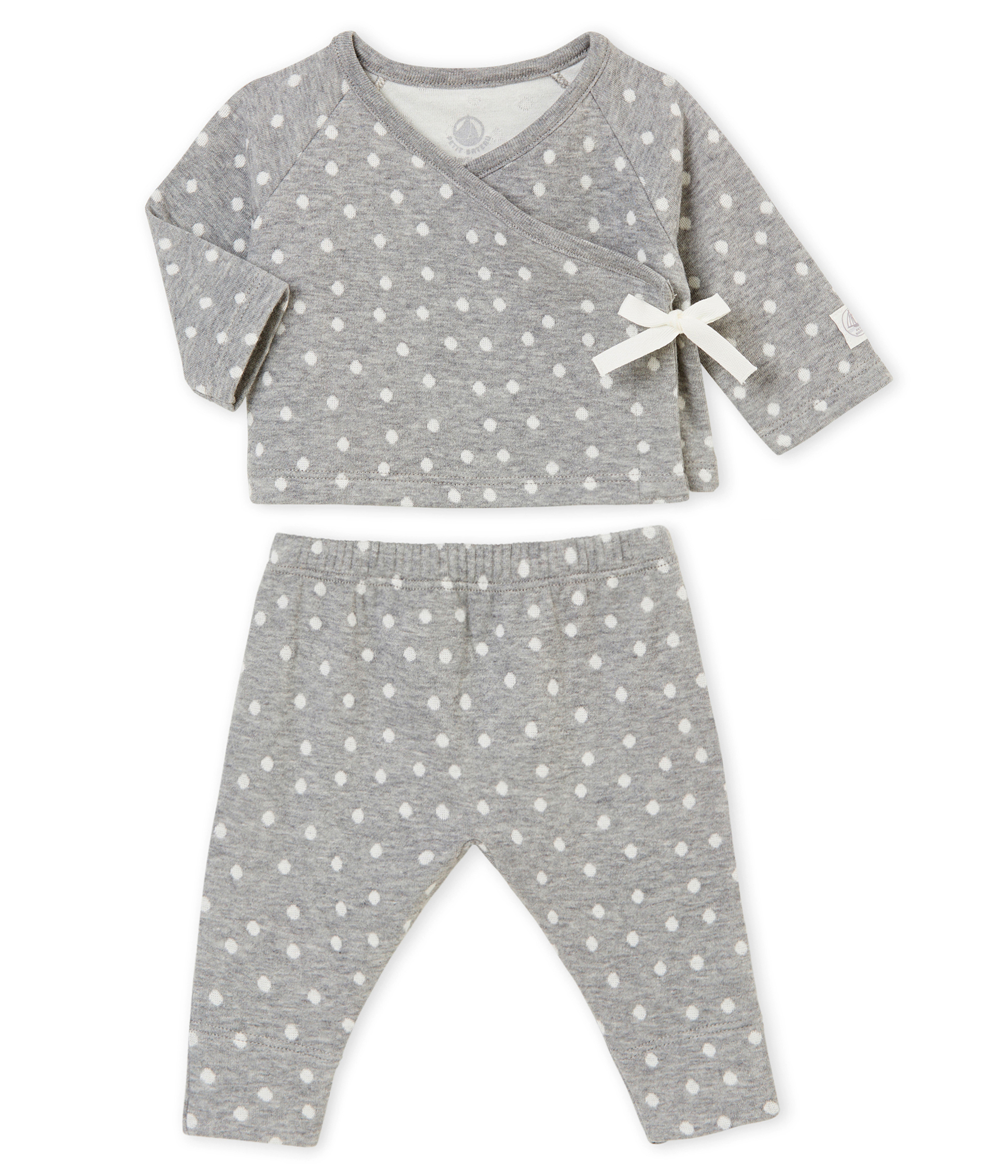 Ensemble Bebe Fille En Tubique Jacquard Subway Multico Petit Bateau