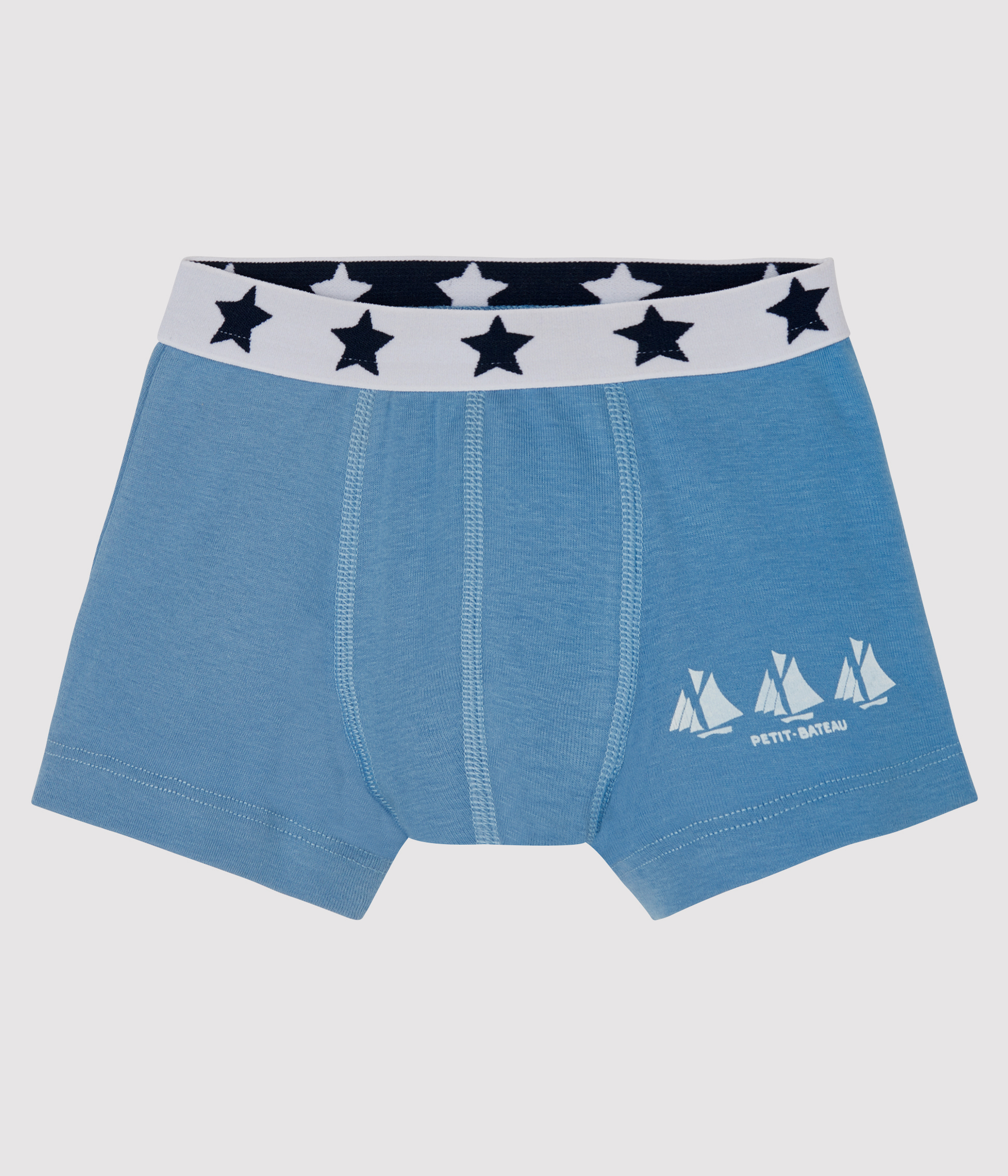 Petit Bateau Boxershorts Für Jungen – 2er Pack Aus Baumwolle, Gerippter Bund, Öko-Tex Standard 100